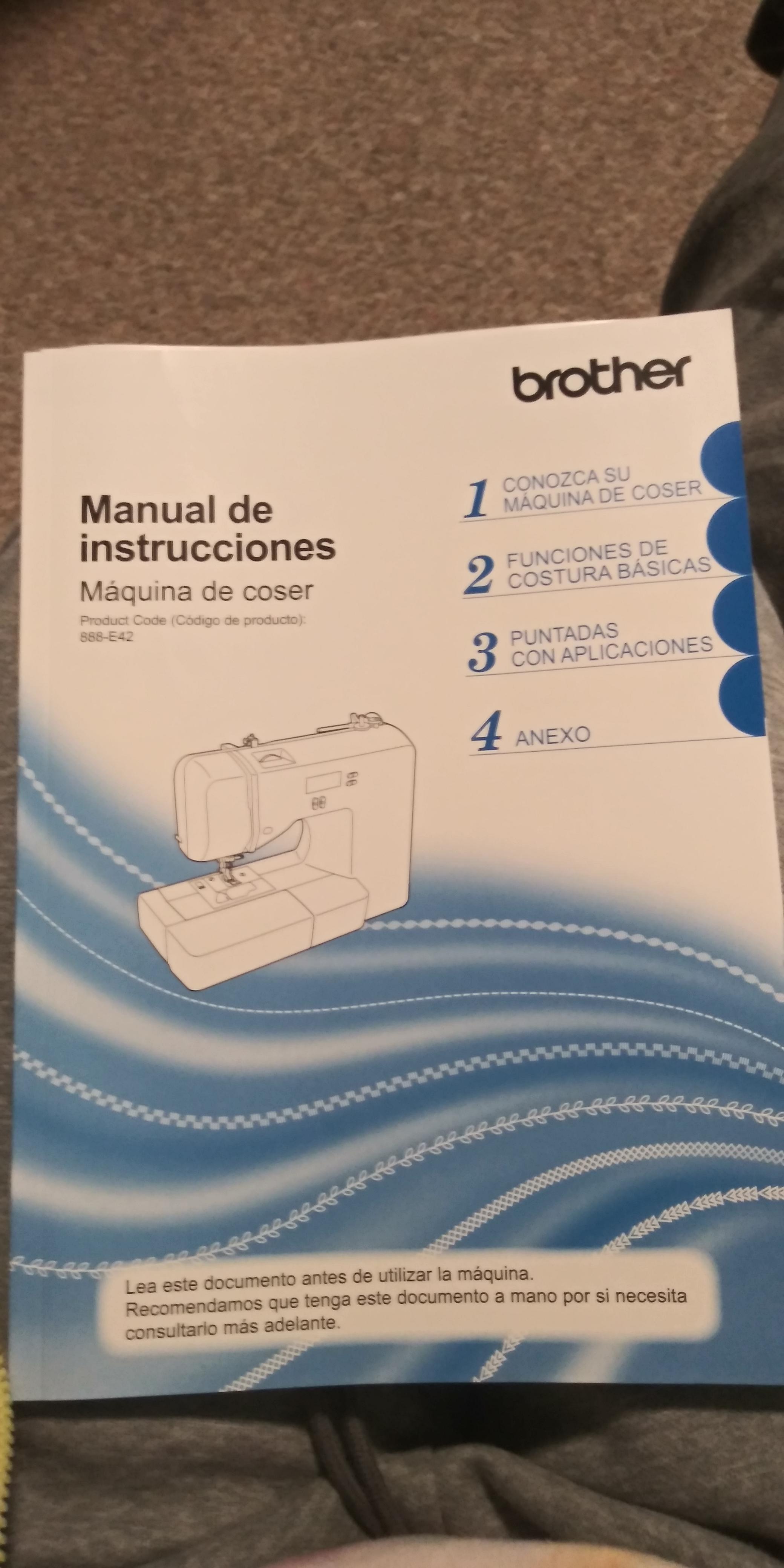 Would anyone be interested in this spanish Brother operation manual