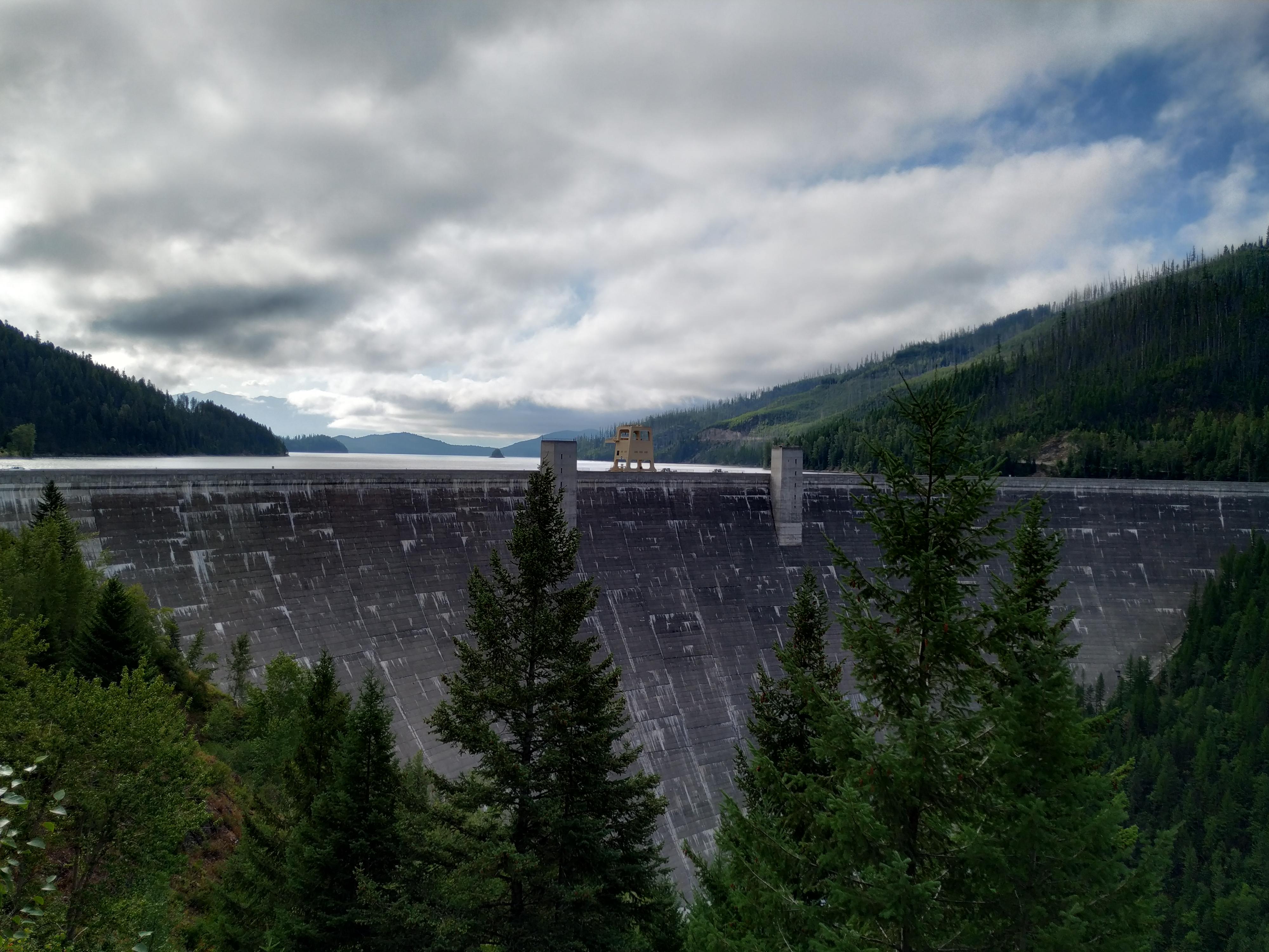 Hoover Dam is quite popular, but the Hungry Horse Dam in Montana