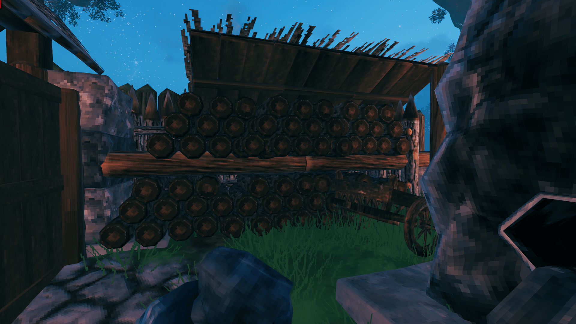 This stockpile of wood looks very reassuring r/valheim