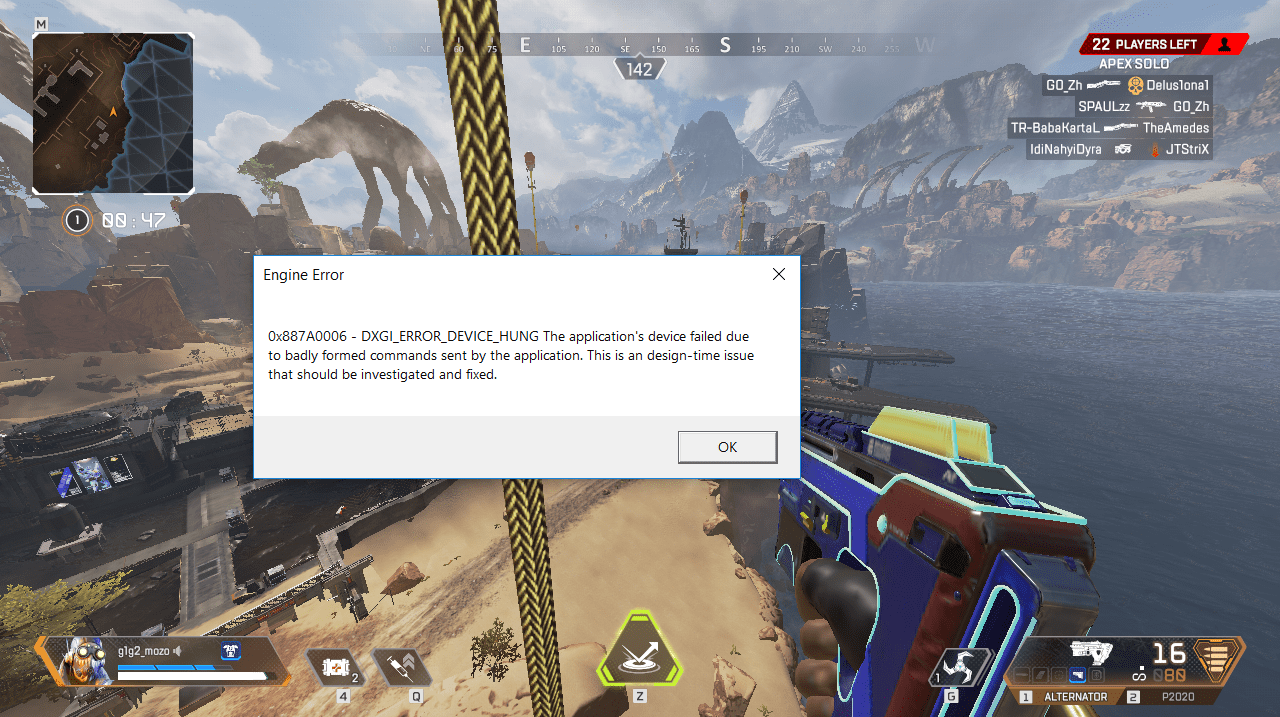 いろいろ dxgi error device hung apex steam 204067Dxgi error device hung apex steam Saesipapictacy
