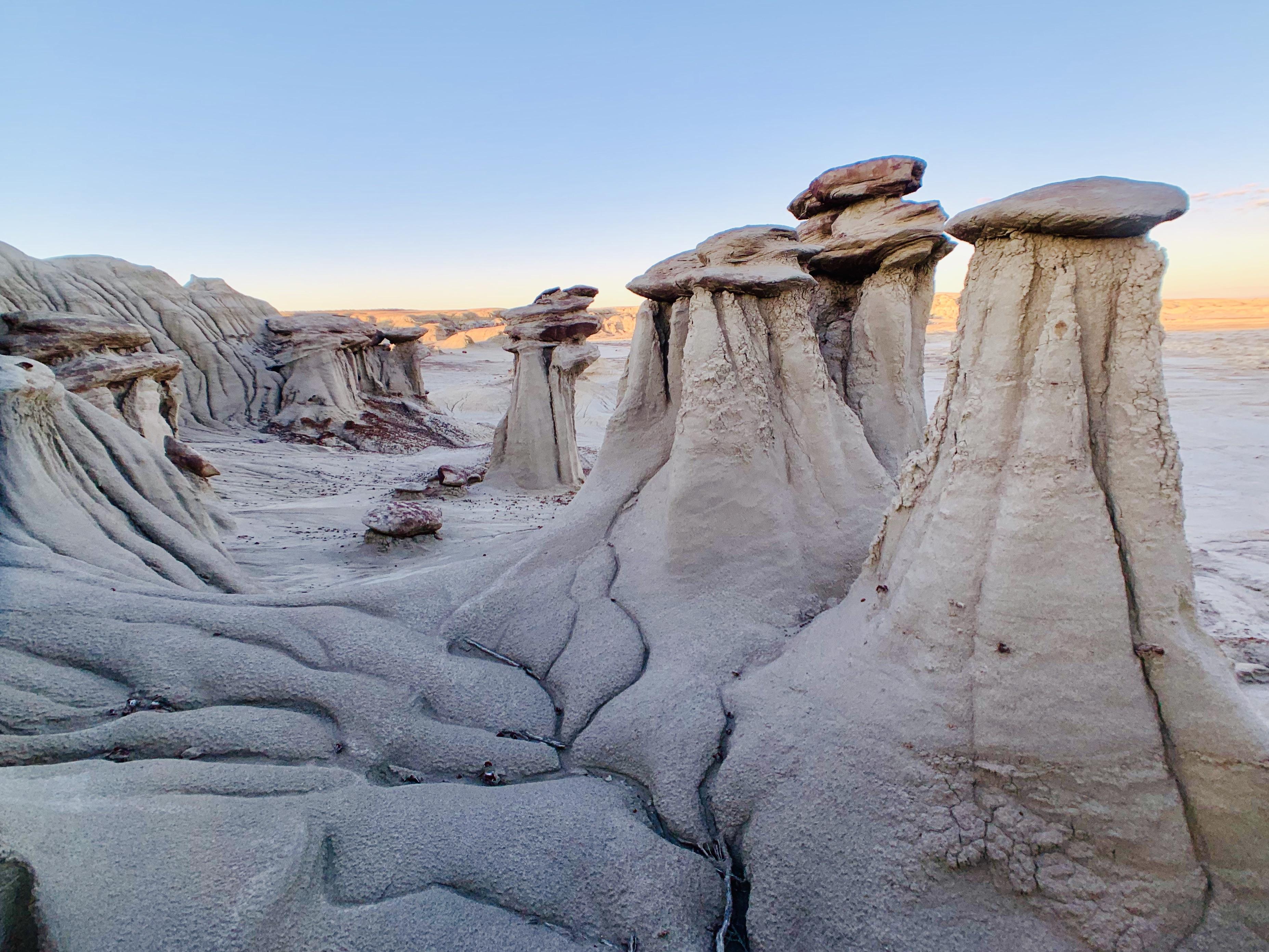 San Juan Basin badlands in New Mexico r/hiking