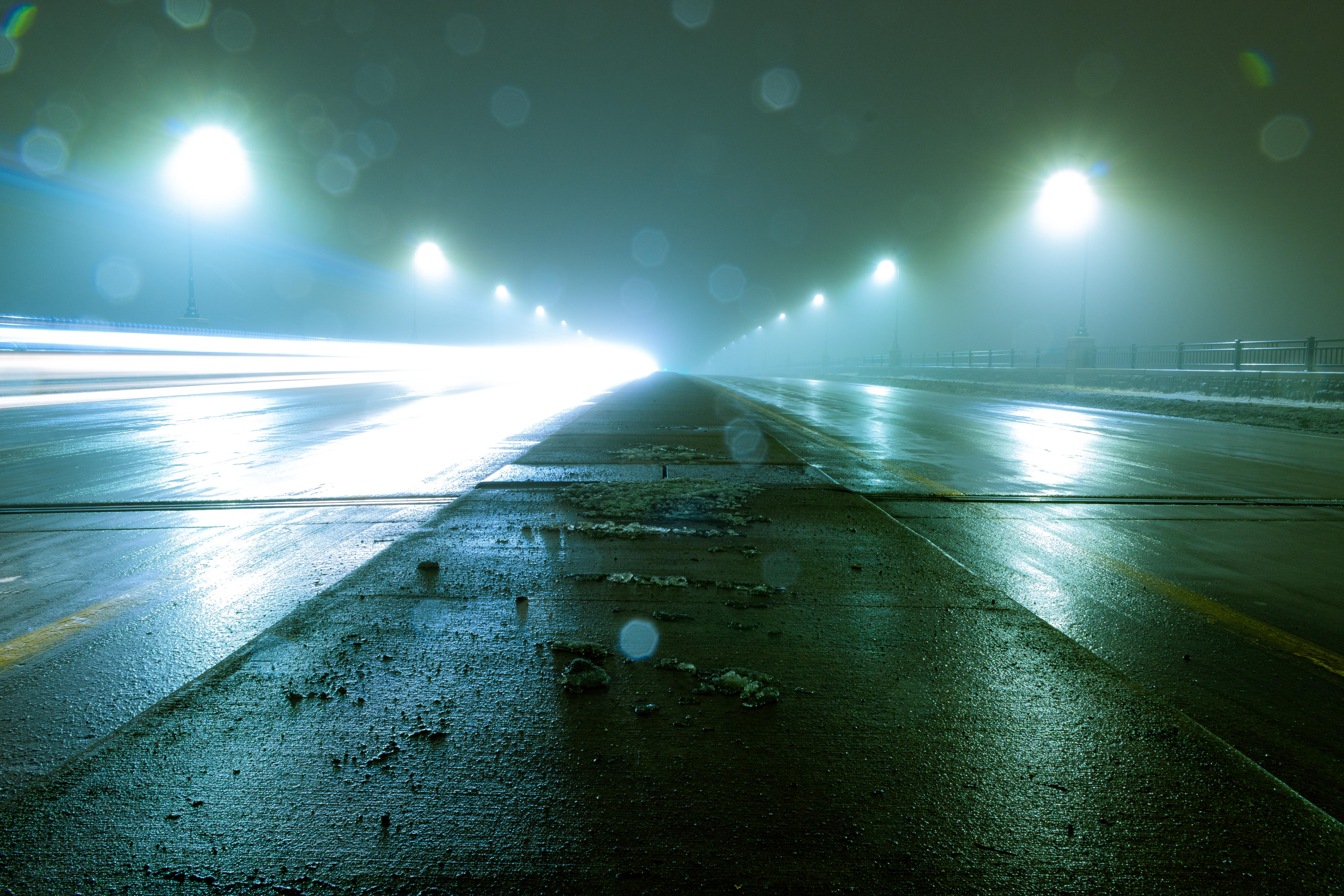 A Foggy Christmas Night. Saint Cloud MN. r/LongExposurePics