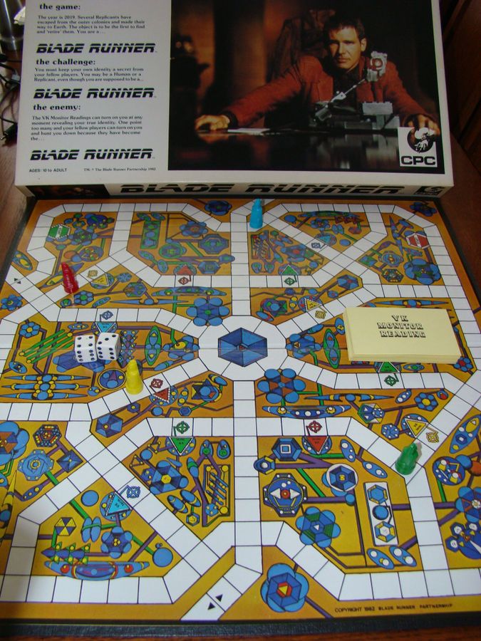The original '82 Blade Runner board game from CPC r/bladerunner
