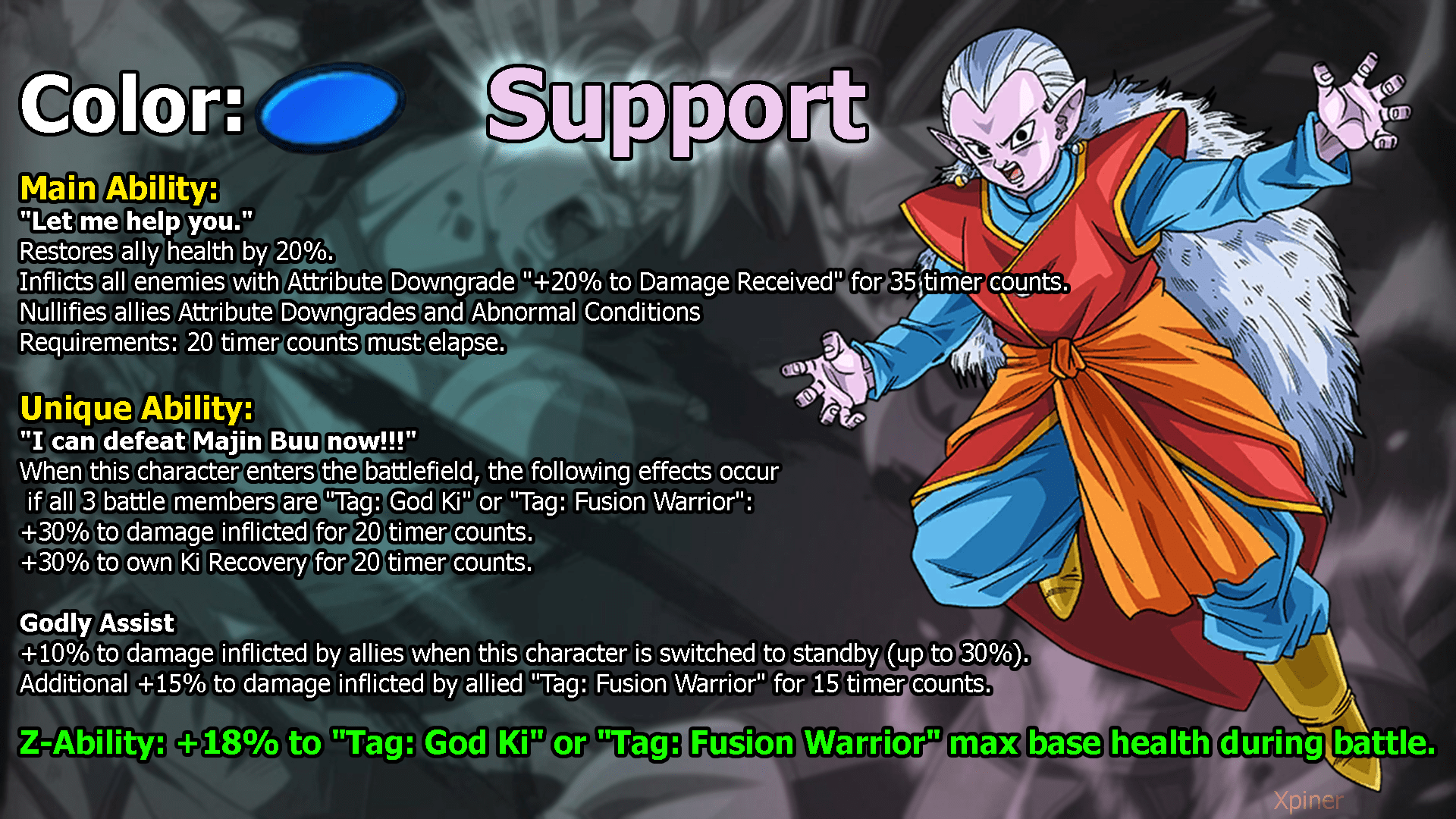 Kibito Kai (Concept) r/DragonballLegends
