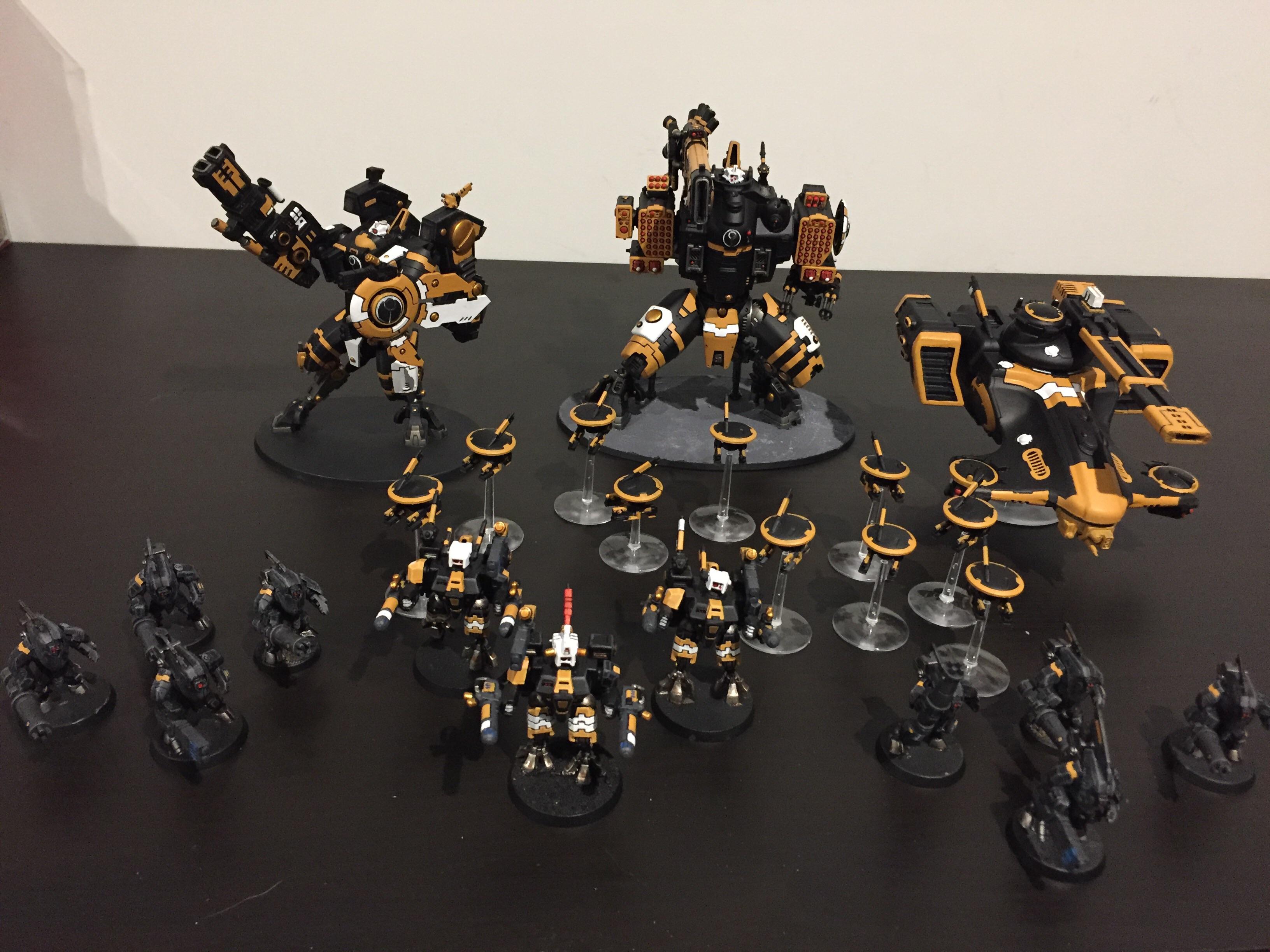 My Tau army WIP r/Tau40K