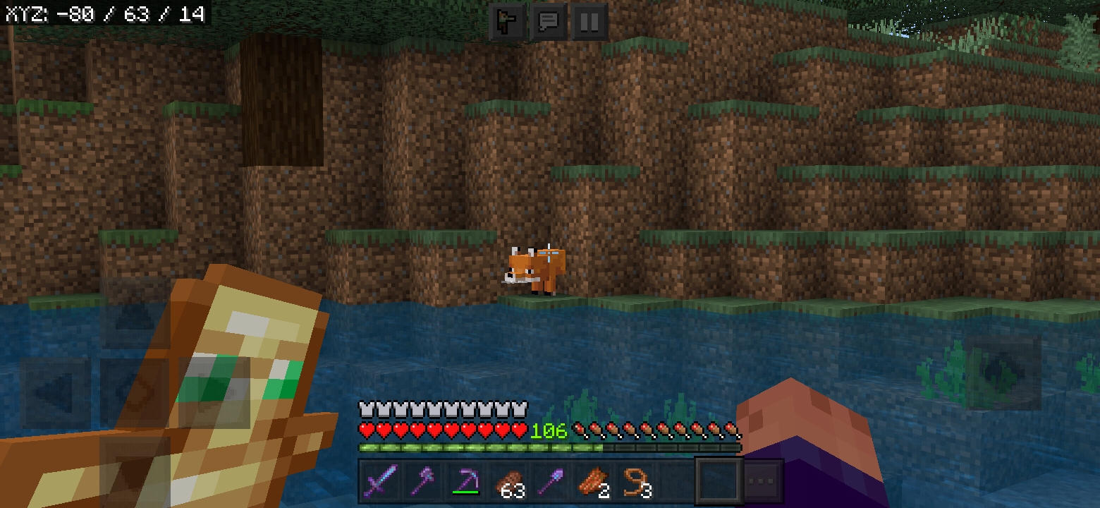 For over a year this fox never despawn. r/Minecraft