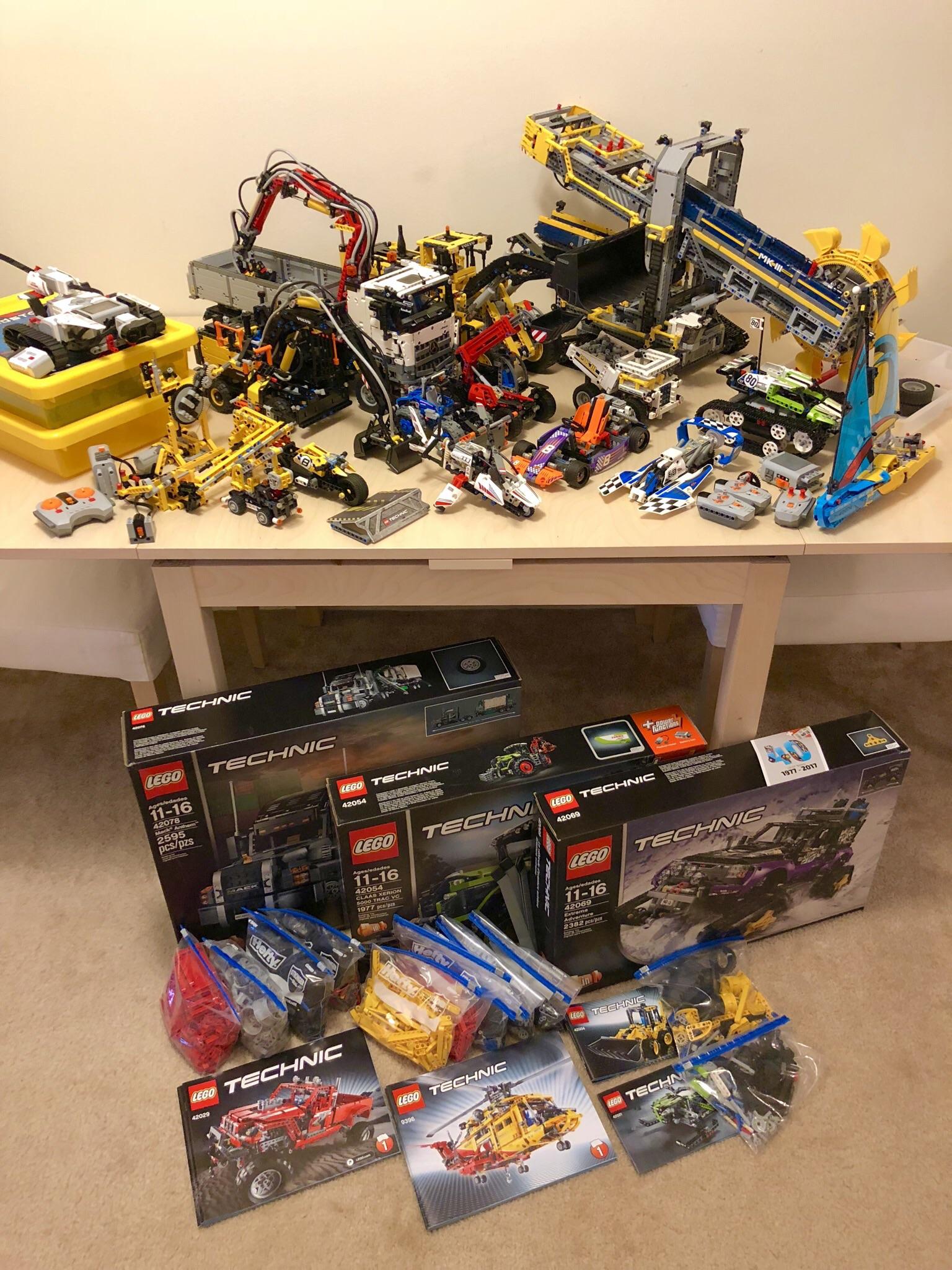 A year ago I had zero Technic sets... lego