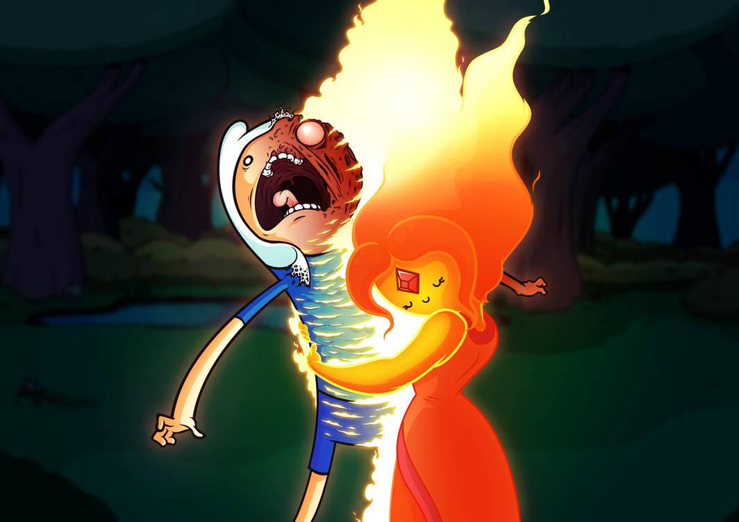 Adventure Time Flame Princess And Cinnamon Bun