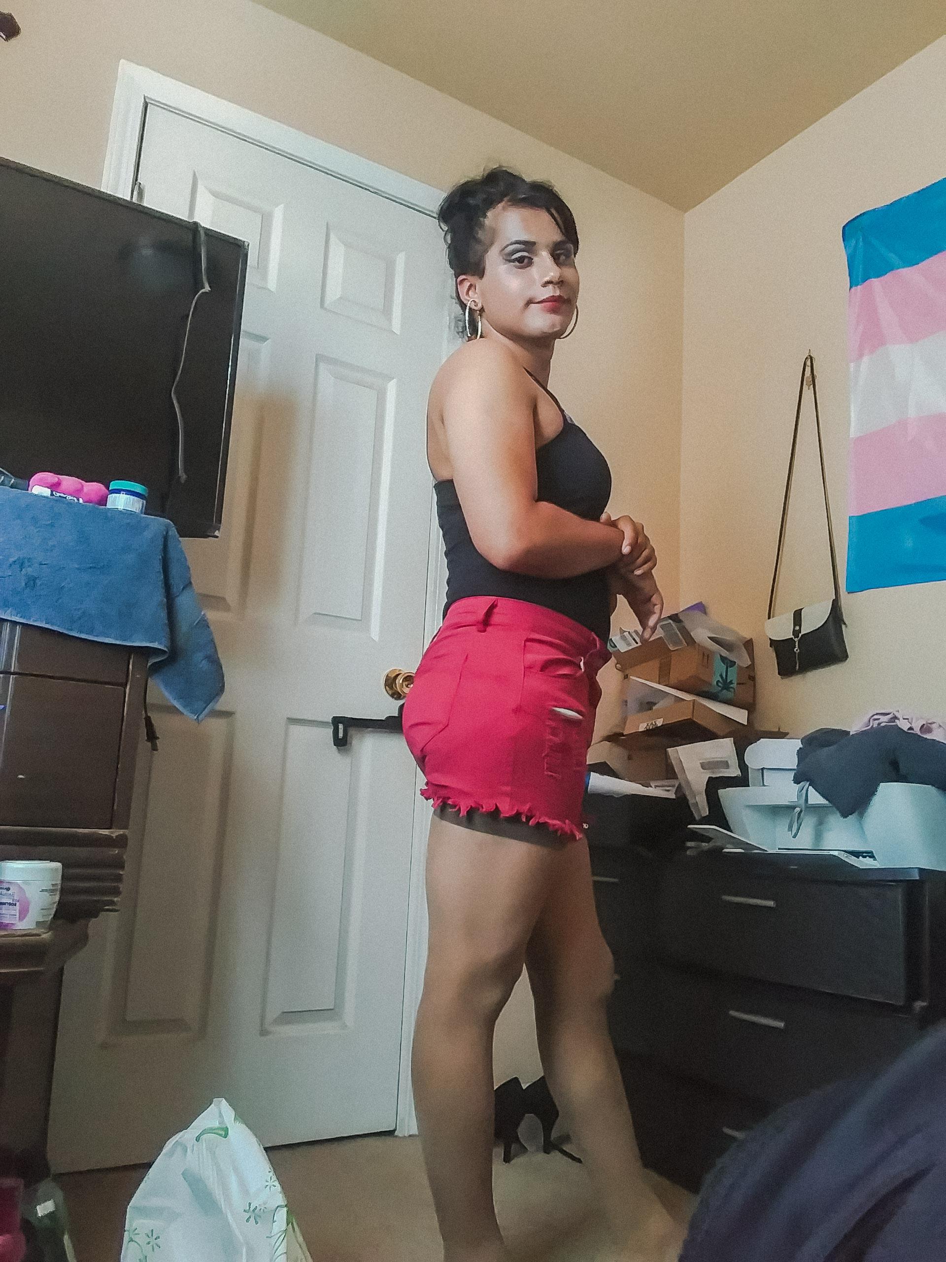 Just your average latina transgirl. crossdressing