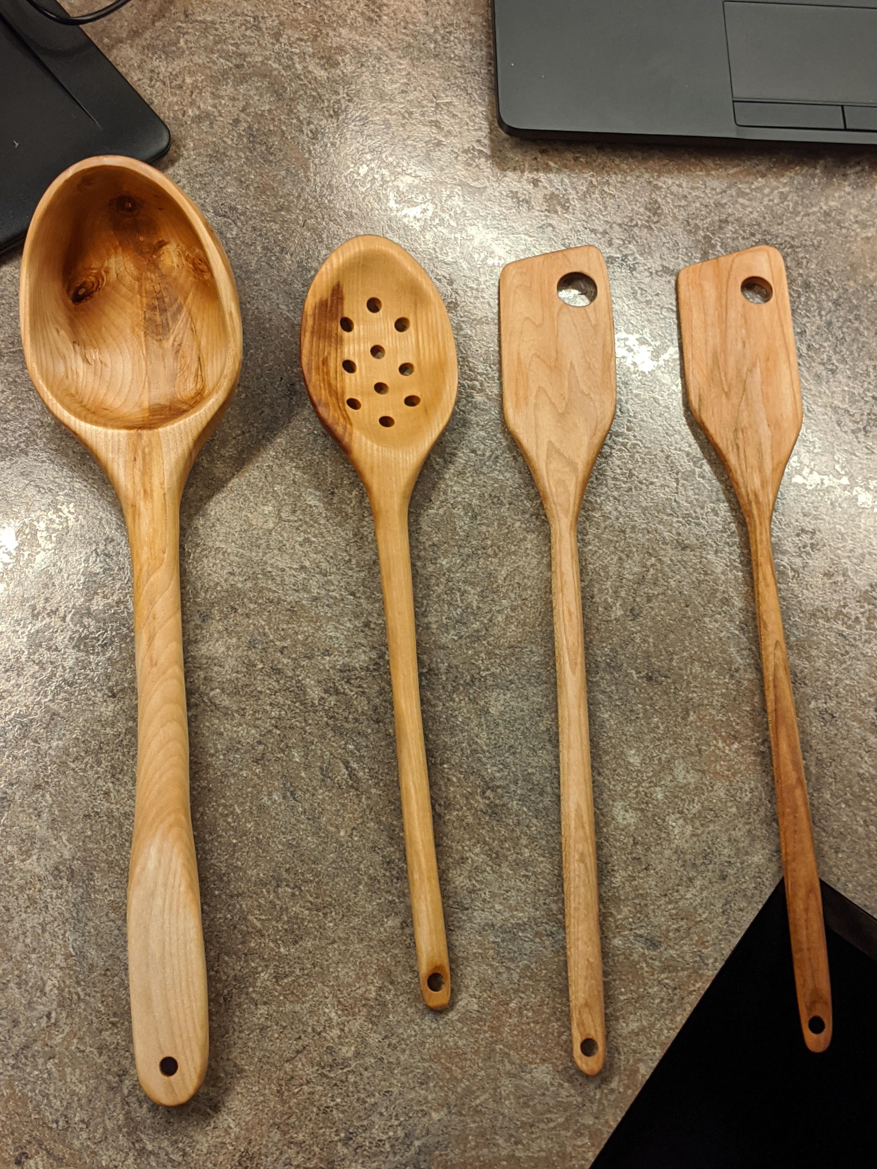 Set of wooden cookware I made r/woodworking