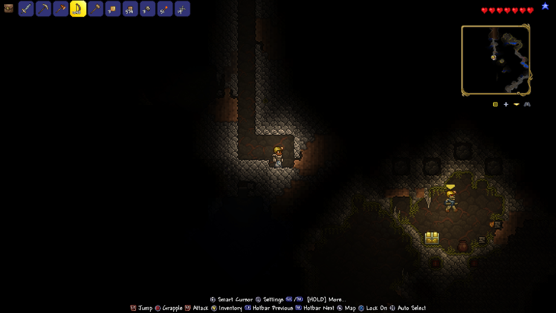 I think this chest is trapped but idk r/Terraria