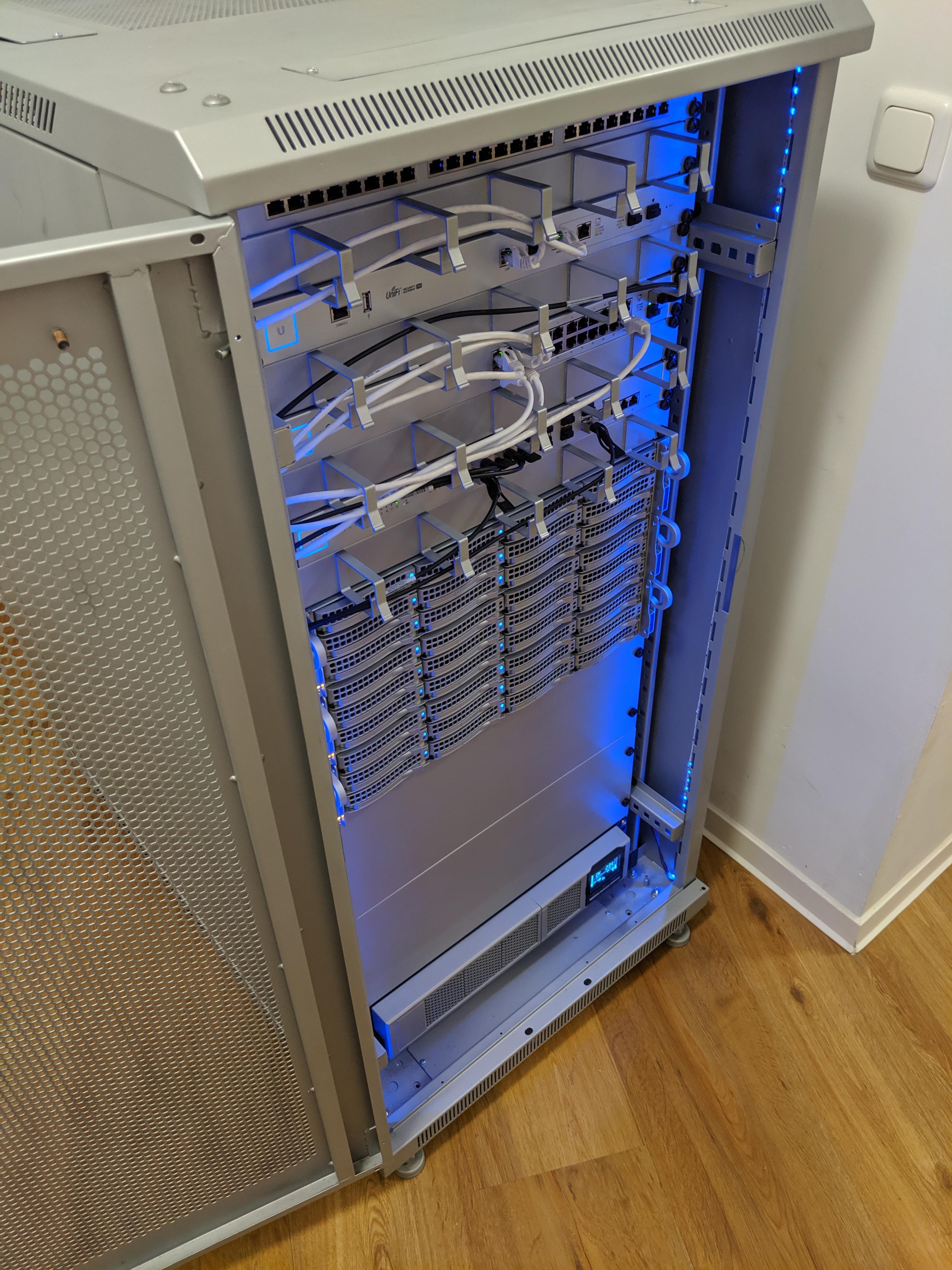 My Unifi Themed Rack (xpost r/homelab) r/Ubiquiti
