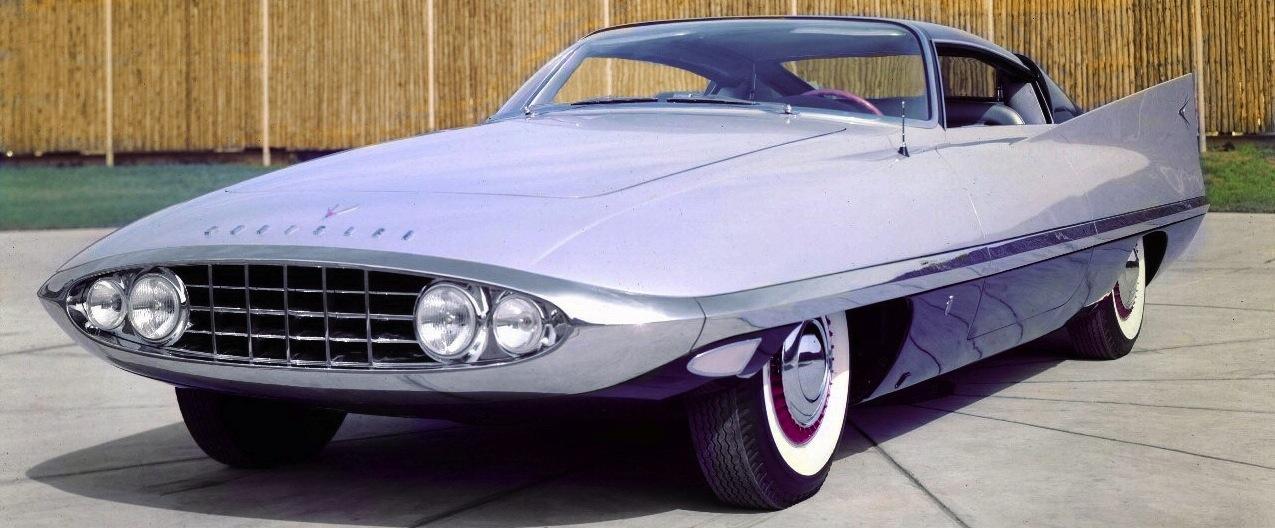 The 1957 ChryslerGhia Dart concept car. RetroFuturism