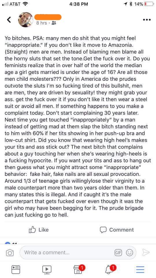 This may be the most delusional post I’ve seen on Facebook r