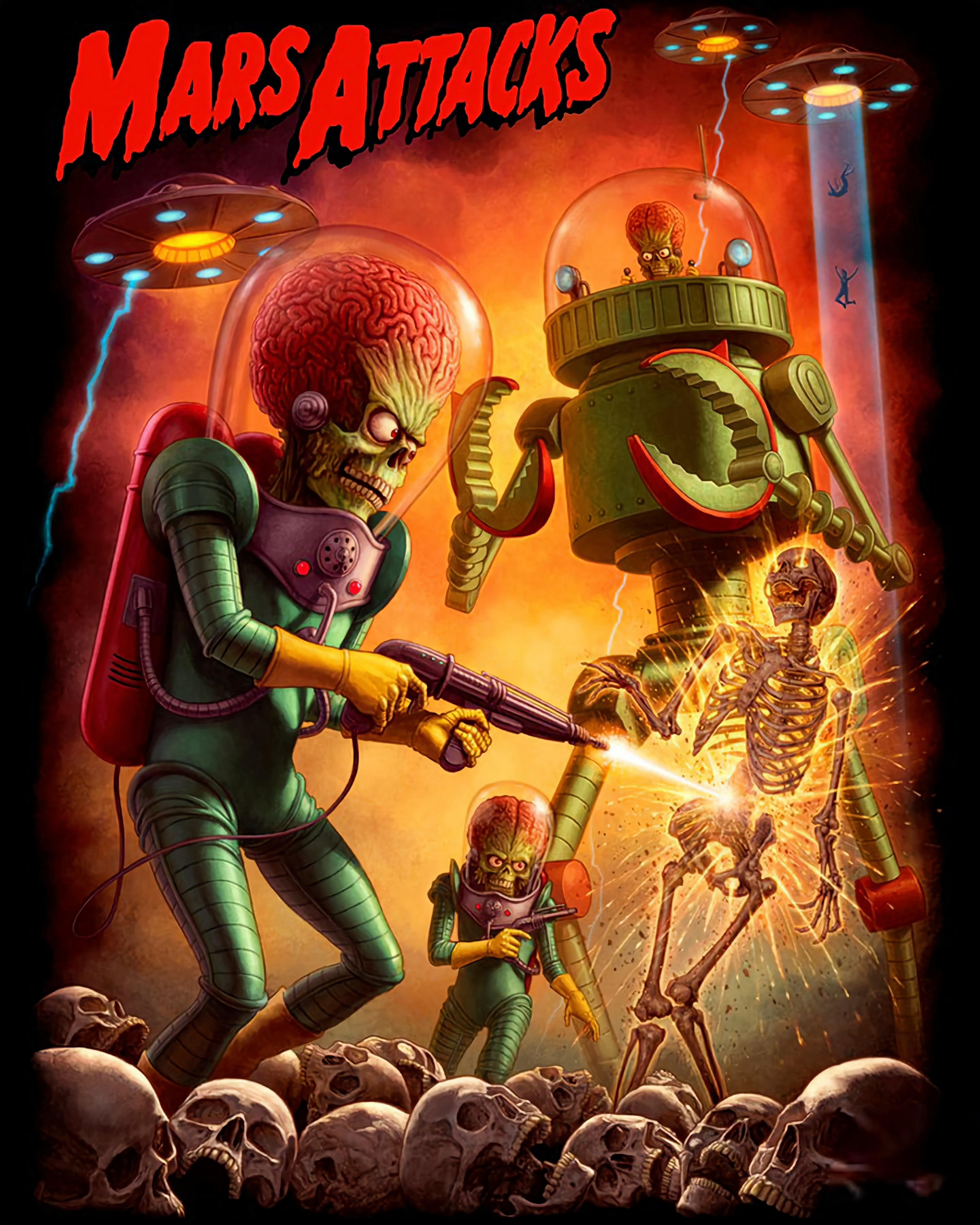 Mars Attacks! (1996) [2880x3600] by Yannick Bouchard r/MoviePosterPorn
