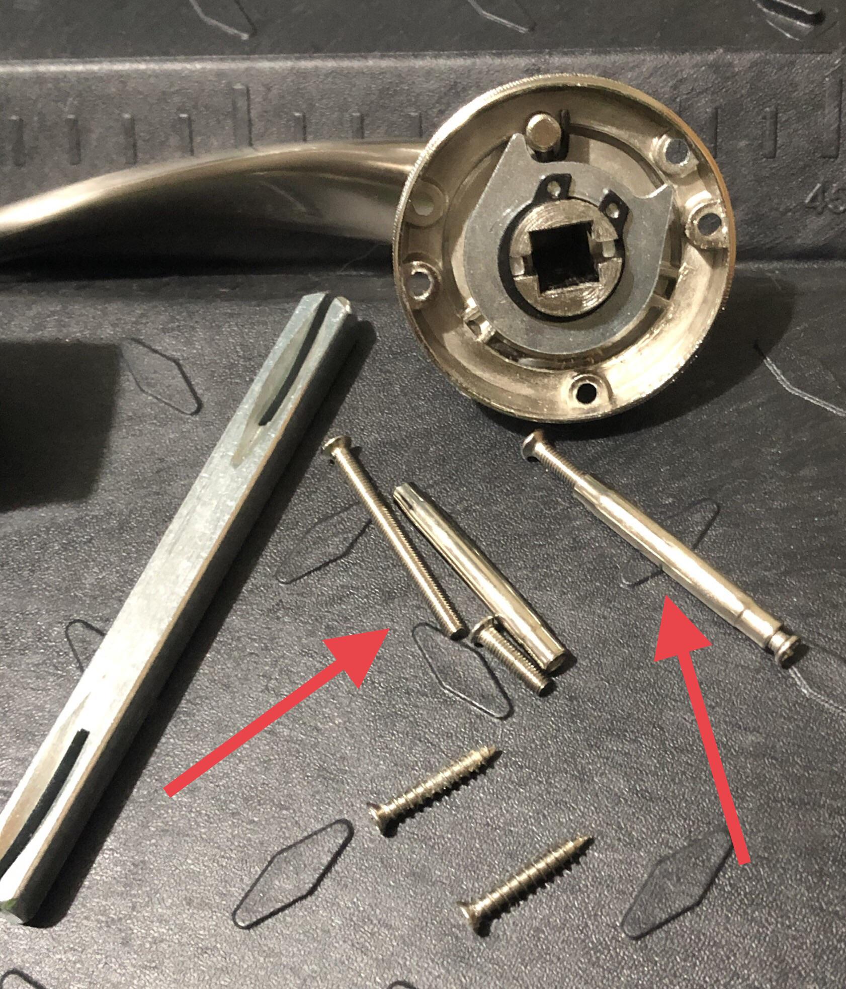 What are these screws for? No fitting instructions. r/Locksmith
