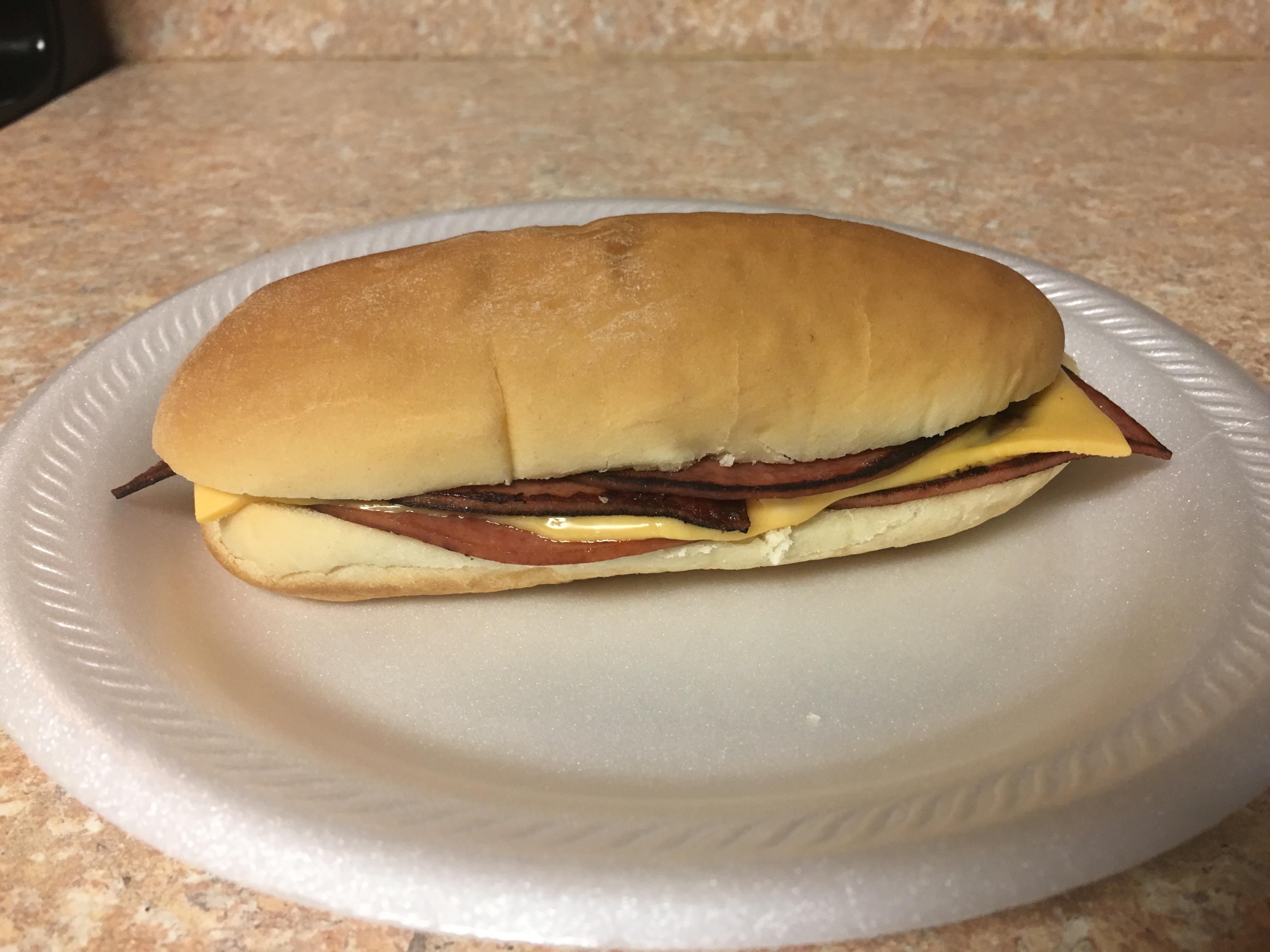 Fried bologna with American single r/shittyfoodporn
