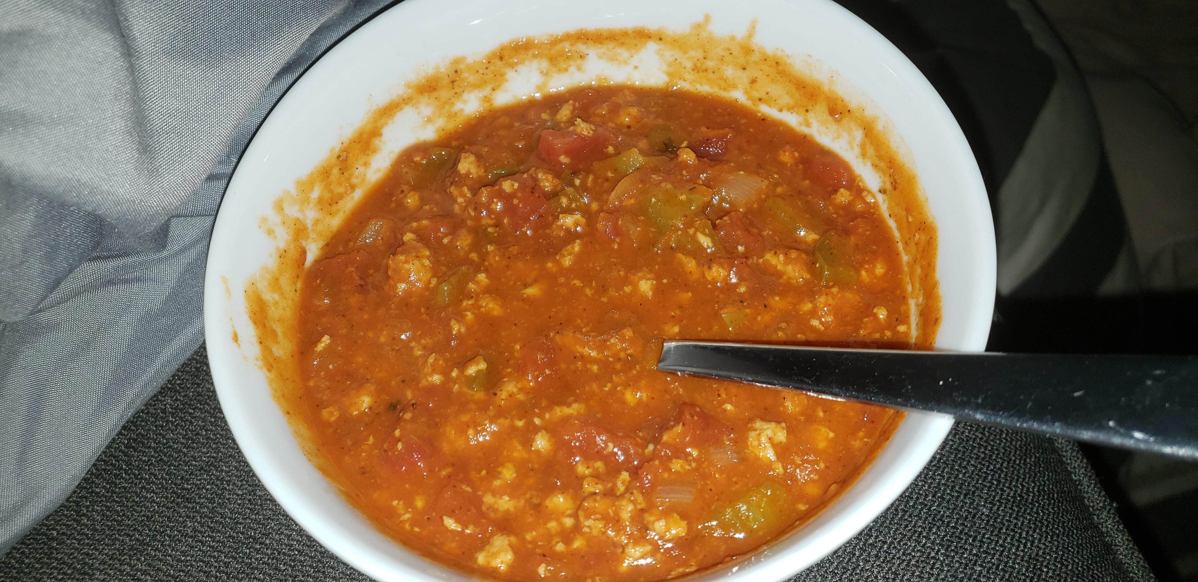 Keto vegetarian chili r/ketorecipes