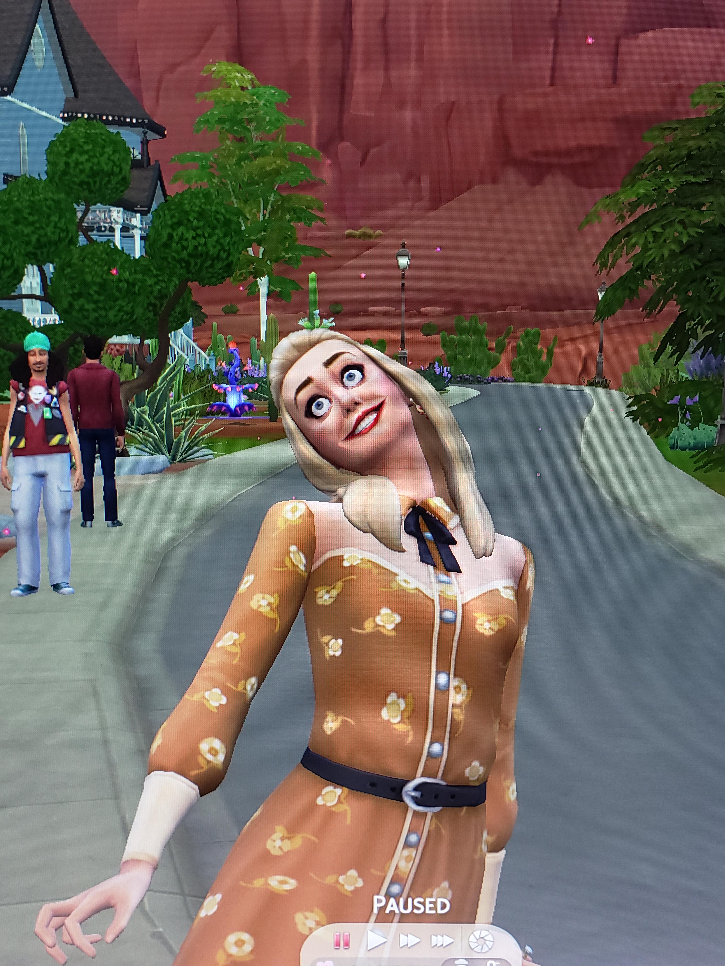 I think, by far, Meredith Roswell is the creepiest infected... r/Sims4