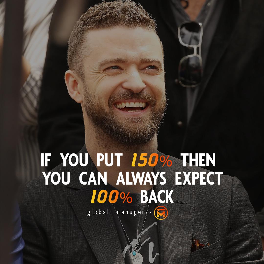 Quote Do what is in you Hands and Always Give your 100 r/Global