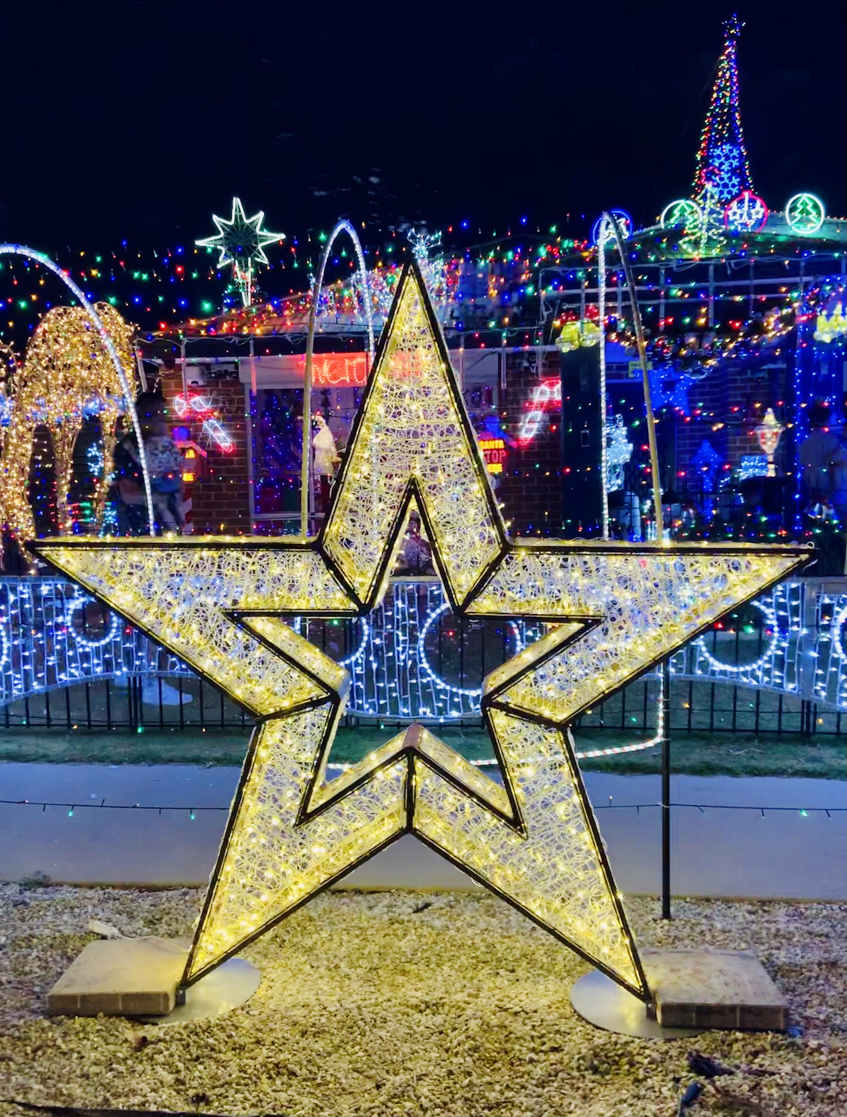 Christmas lights in Alkimos. r/perth