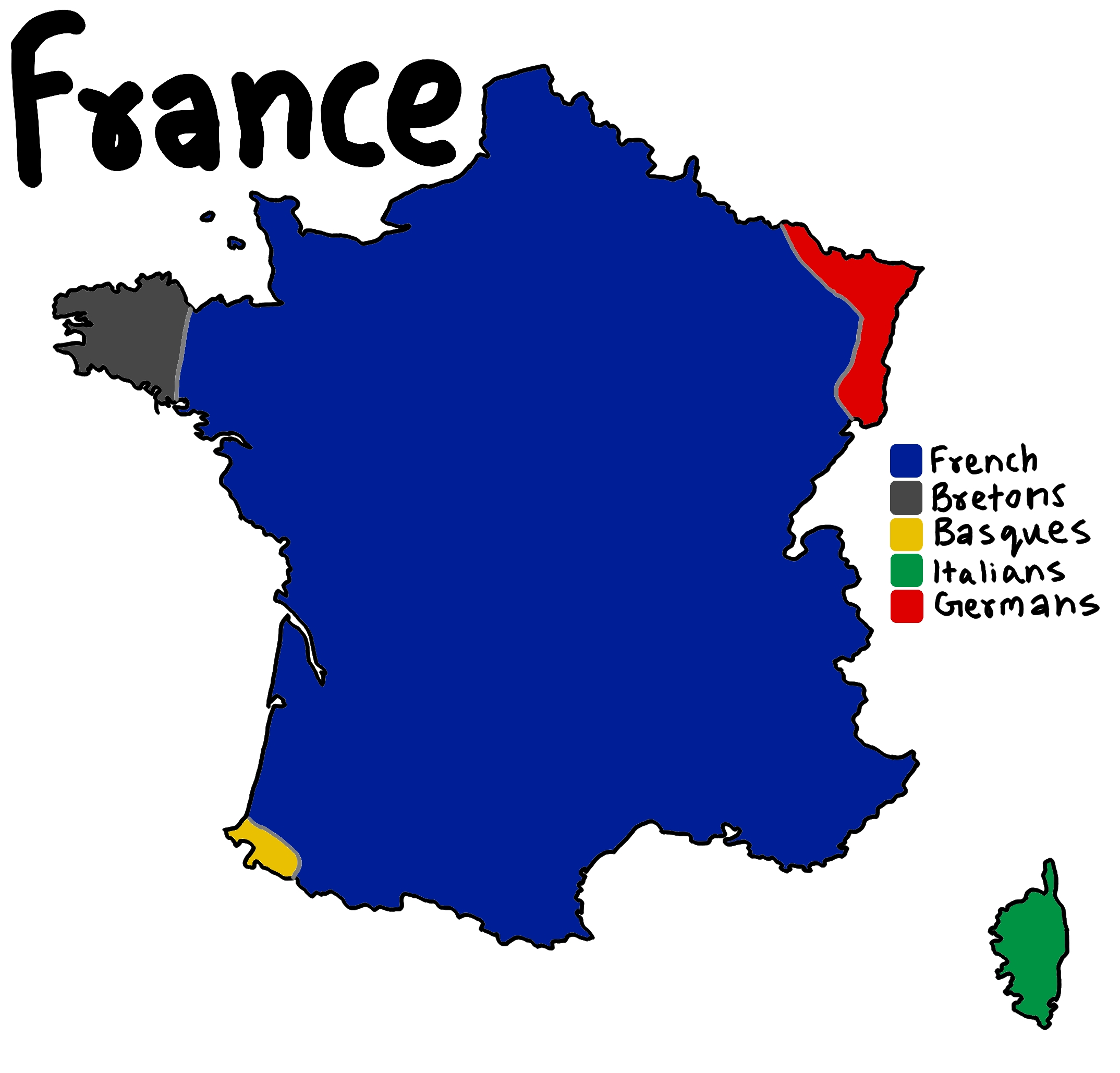 Corsicans are Italians and Occitans don't exist, whatchu gonna do about