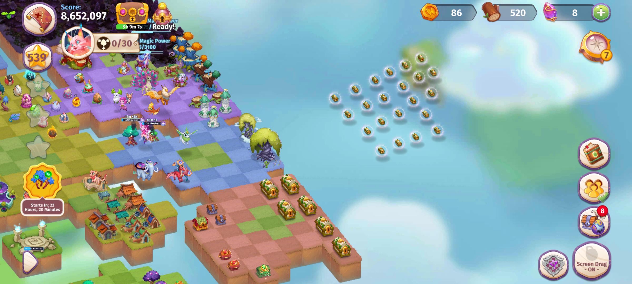 Back to bubbling Chests for next Chest Rush, did better this time than last time. r/MergeMagic