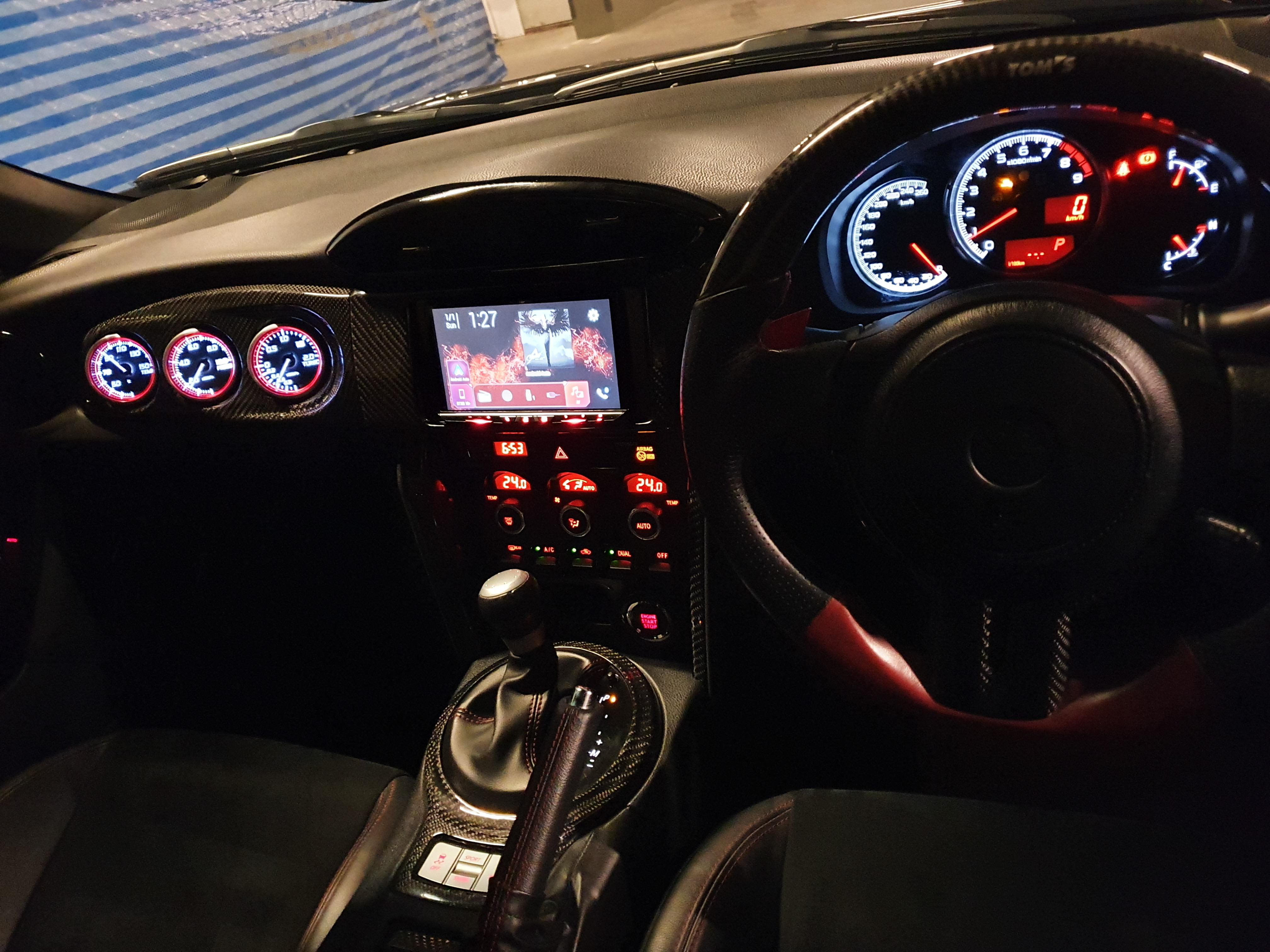 BRZ gauge cluster color change : ft86