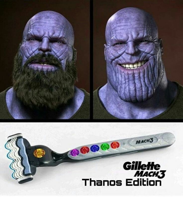 That clean shave is a snap. memes