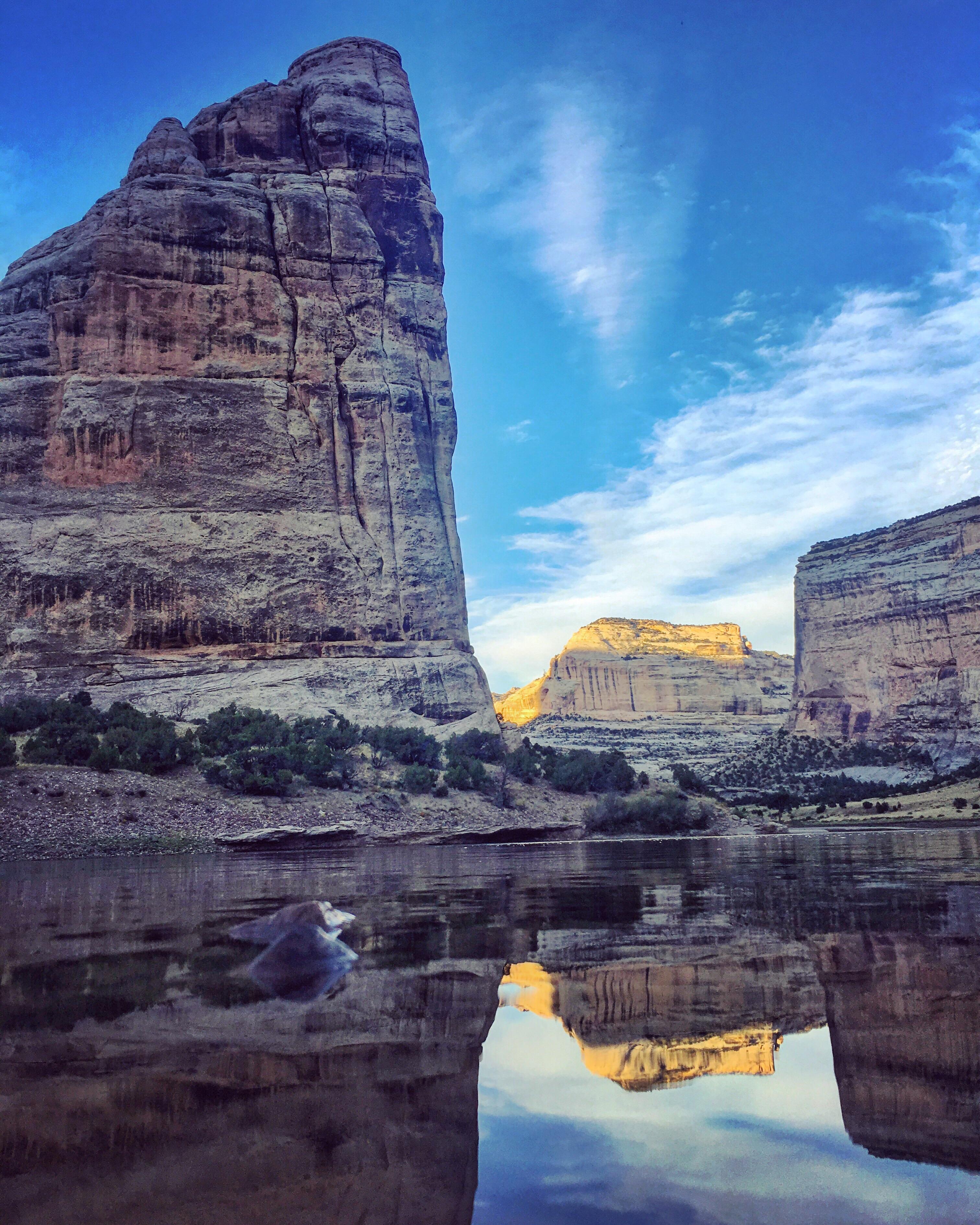 ITAP of Steamboat Rock at Echo Park, Dinosaur National Monument. Photo