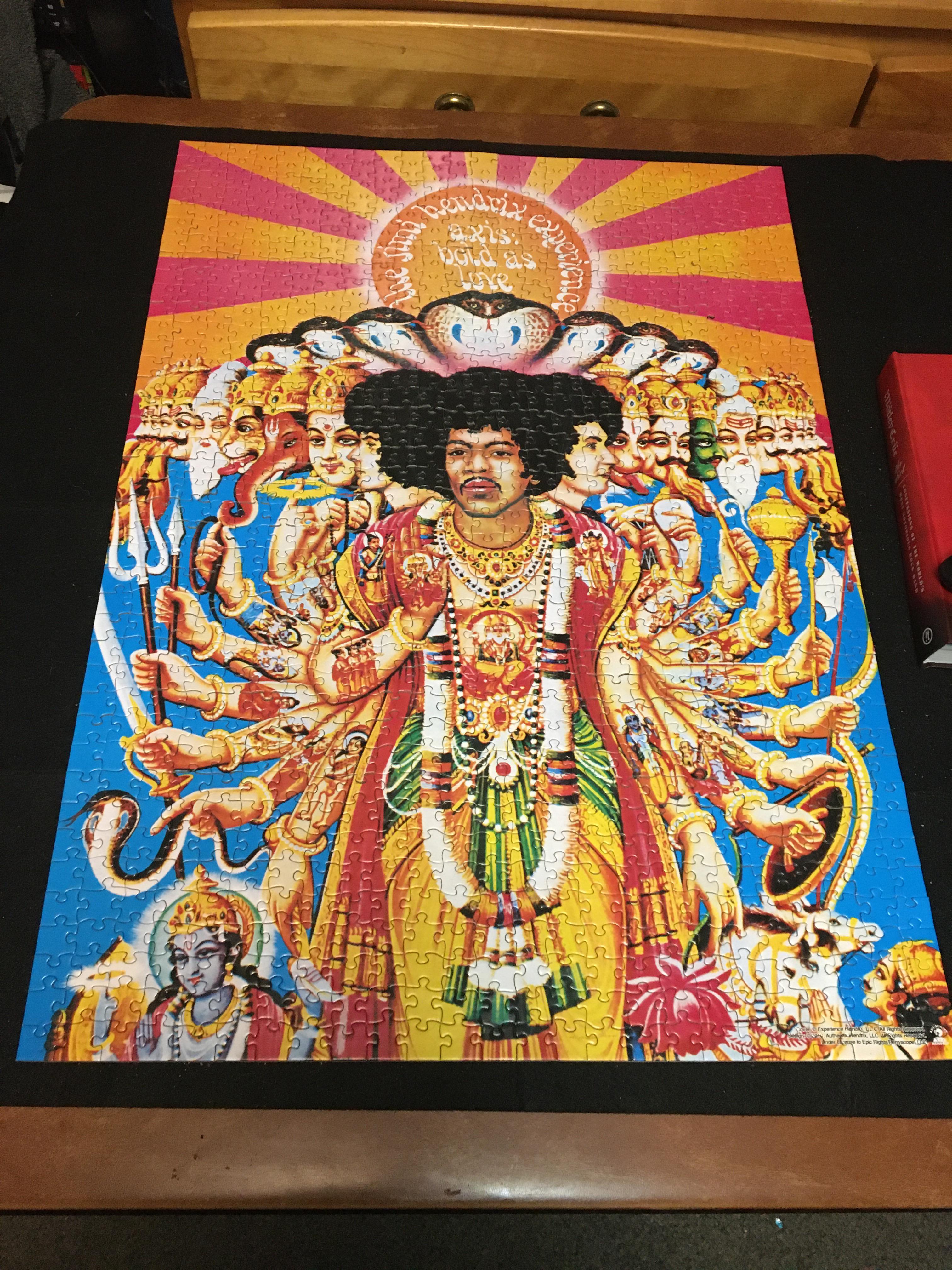 Jimi Hendrix axis bold as love album cover (1000 pieces)Aquarius r