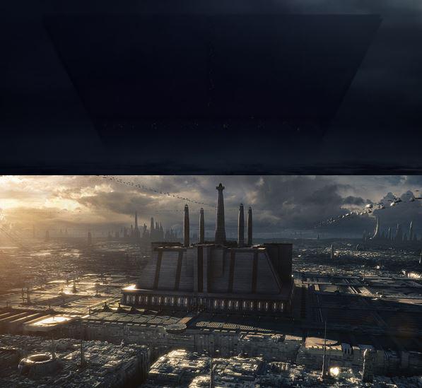 The Sith Citadel on Exegol looks like an upside down version of the