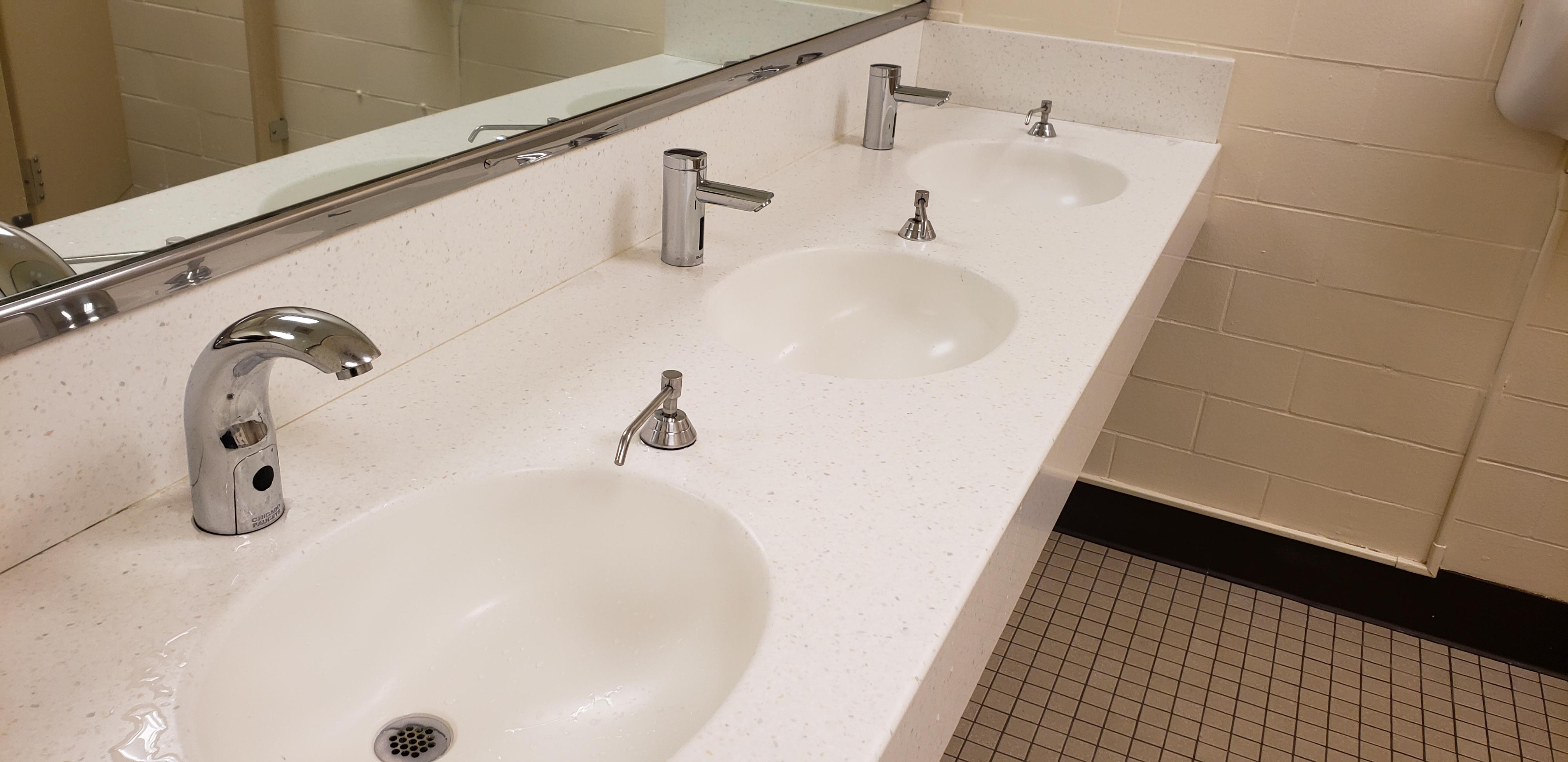 My college's bathroom. Took me a second to notice r/mildlyinfuriating