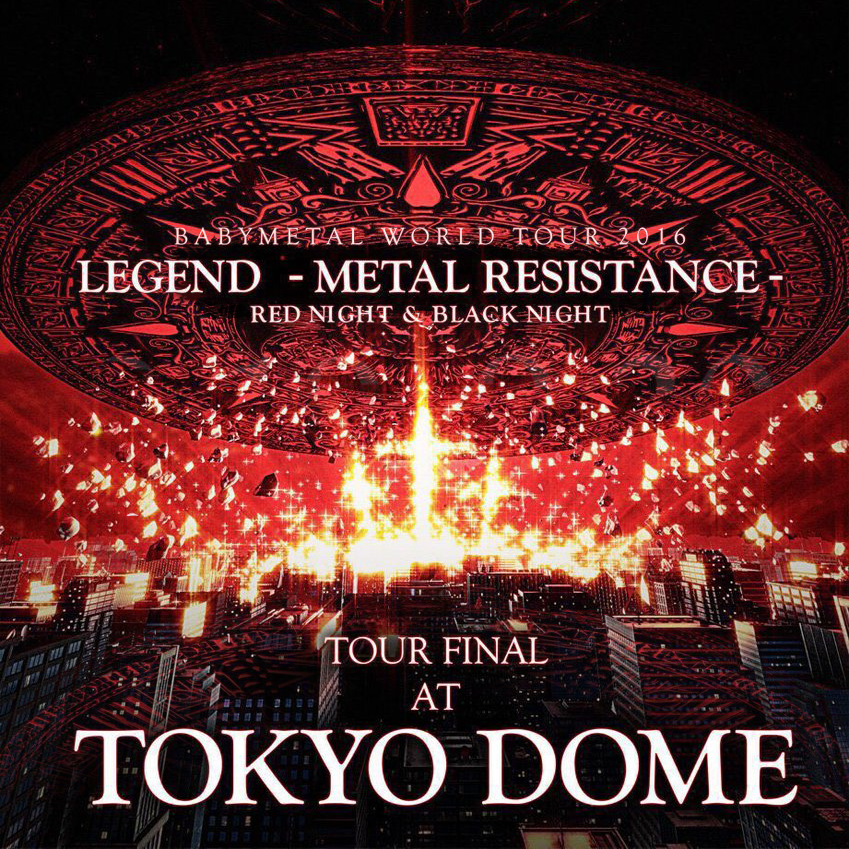 unofficial BABYMETAL AT TOKYO DOME LIVE (links in comments