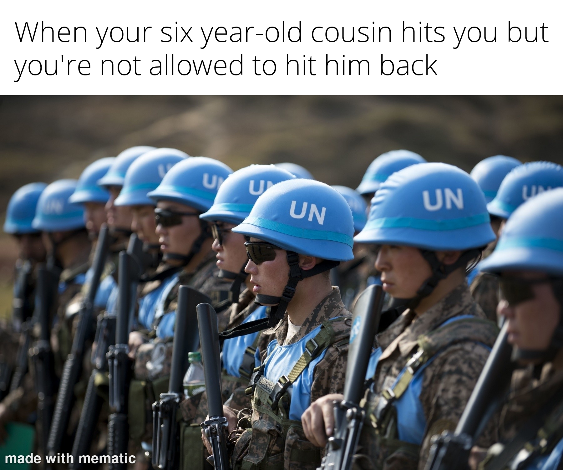 UN Peacekeeping Forces r/meme