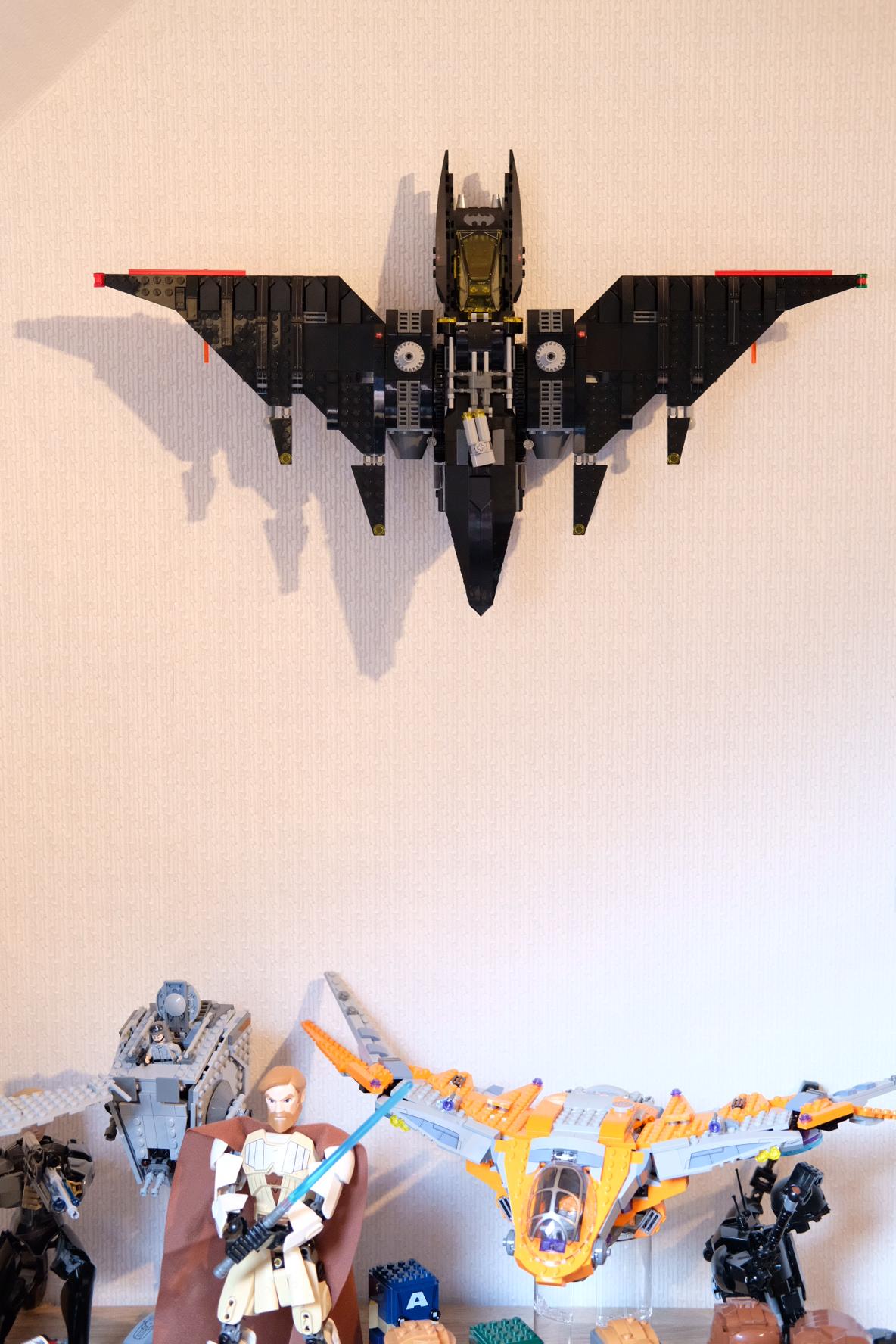 70916 Batwing makes for a great wallmounted display r/lego
