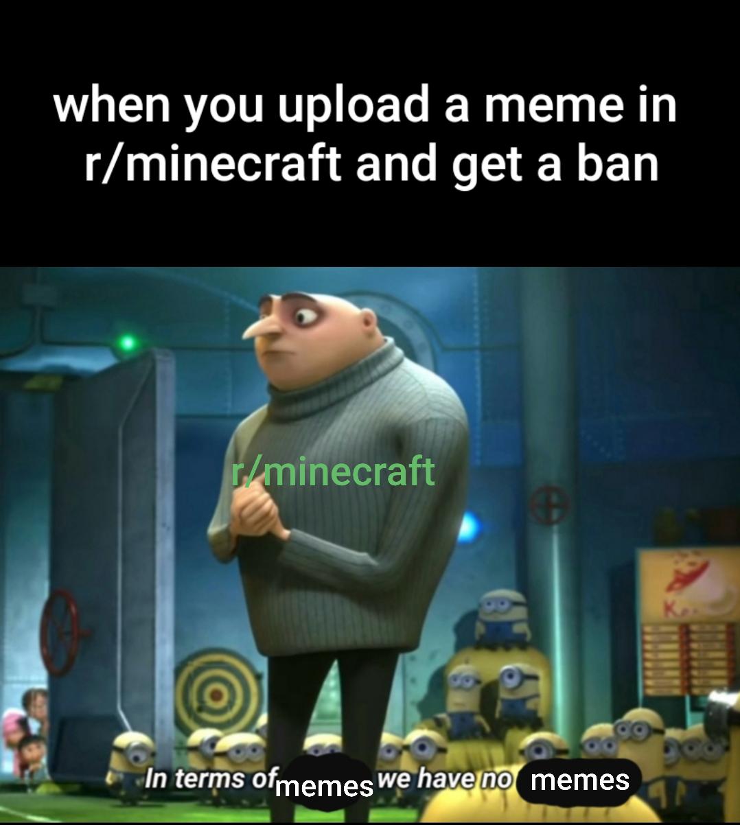 A true story (btw im not hateing on r/minecraft im laughing at the fact there is a separate