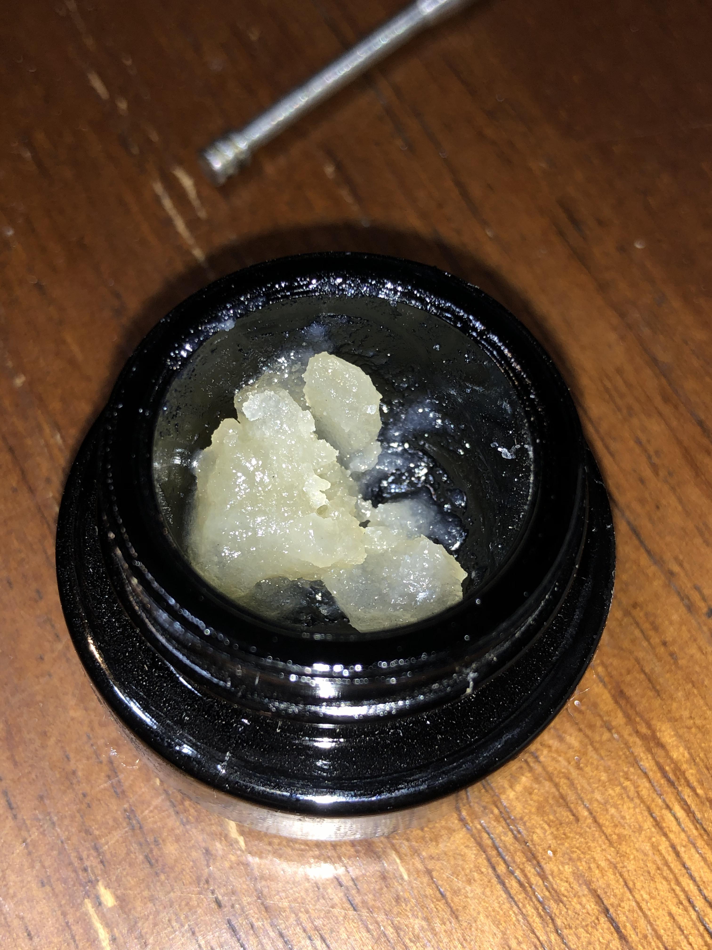 Headband “diamonds in sauce” by EcoPharm. Said it was only a half gram