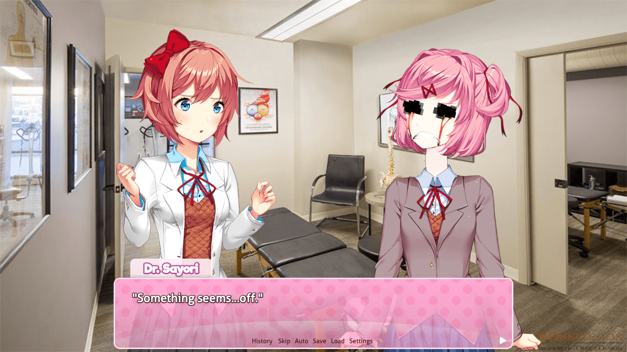 Act 2 Natsuki goes to the chiropractor DDLC