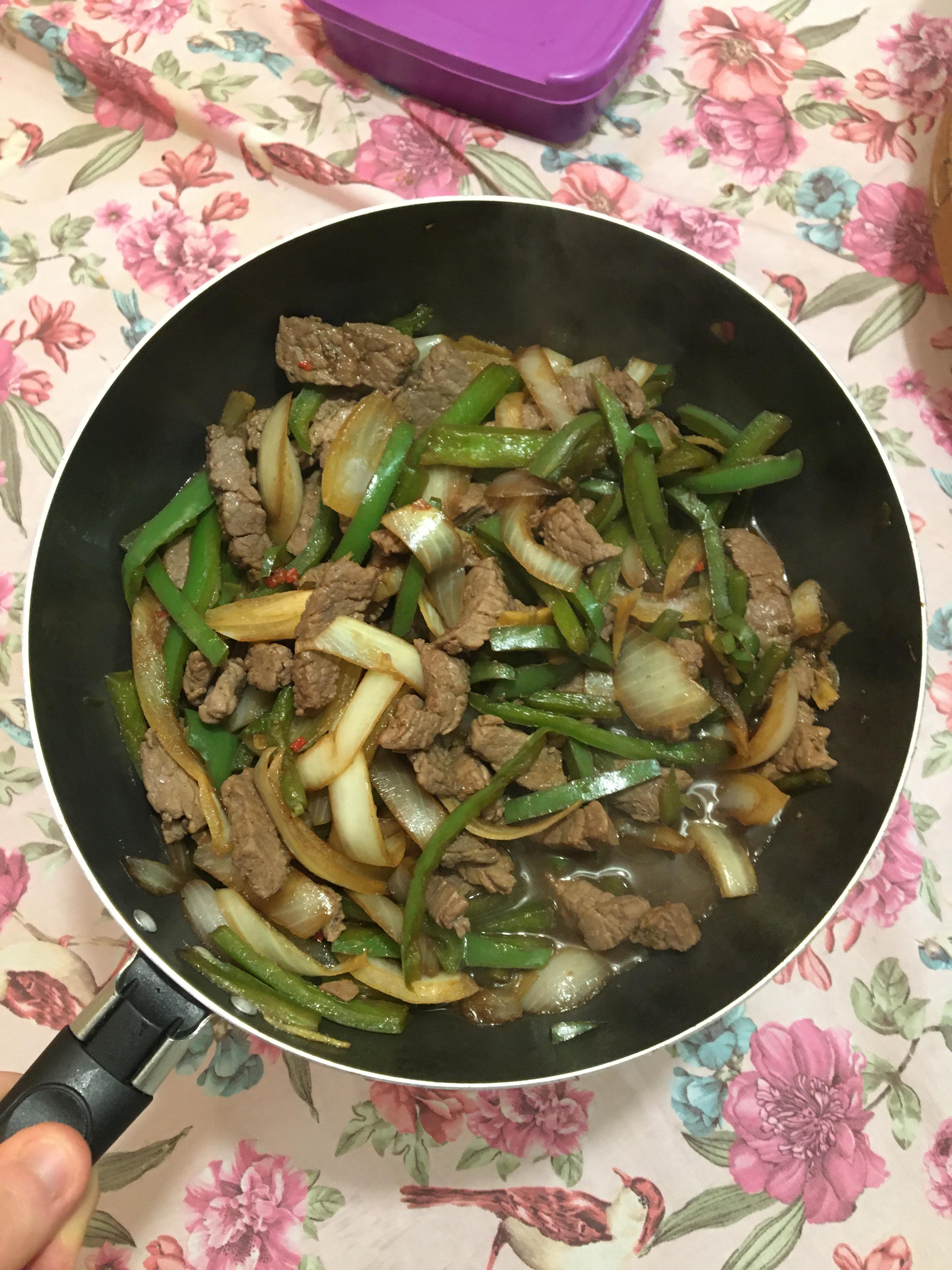 Dinner is served. Bell peppers and beef r/cowboybebop