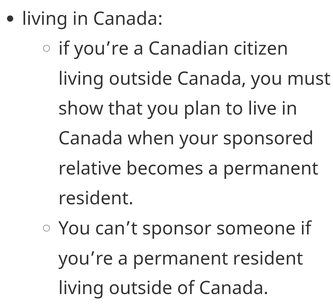 Hello all! This screenshot from the Canada site has me a bit confused. Going through a spousal