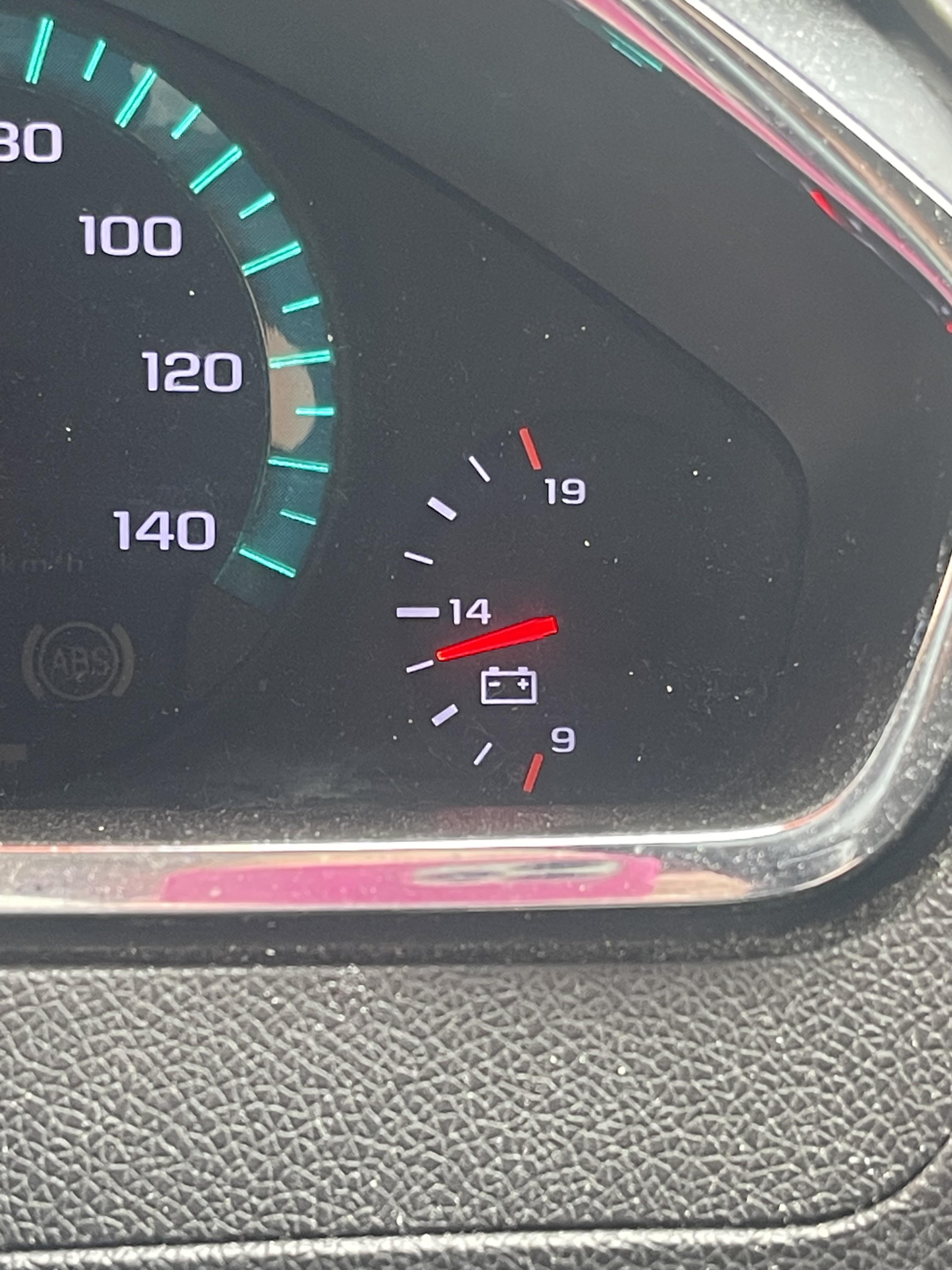 Normal battery gauge display? : r/MechanicAdvice