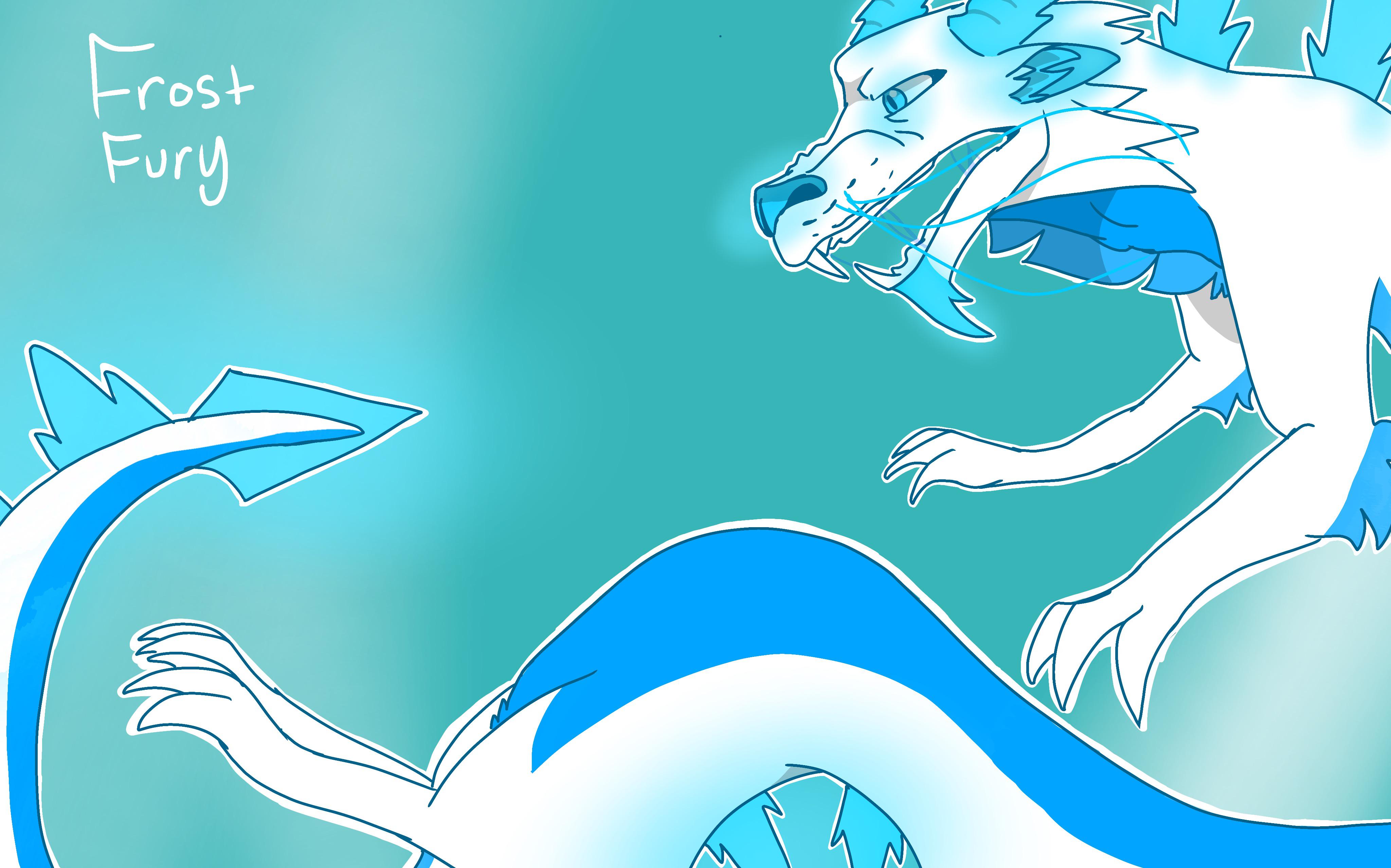 Neon frost fury I drew! This piece took me 3 hours! Hope you like it ) r/AdoptMeRBX