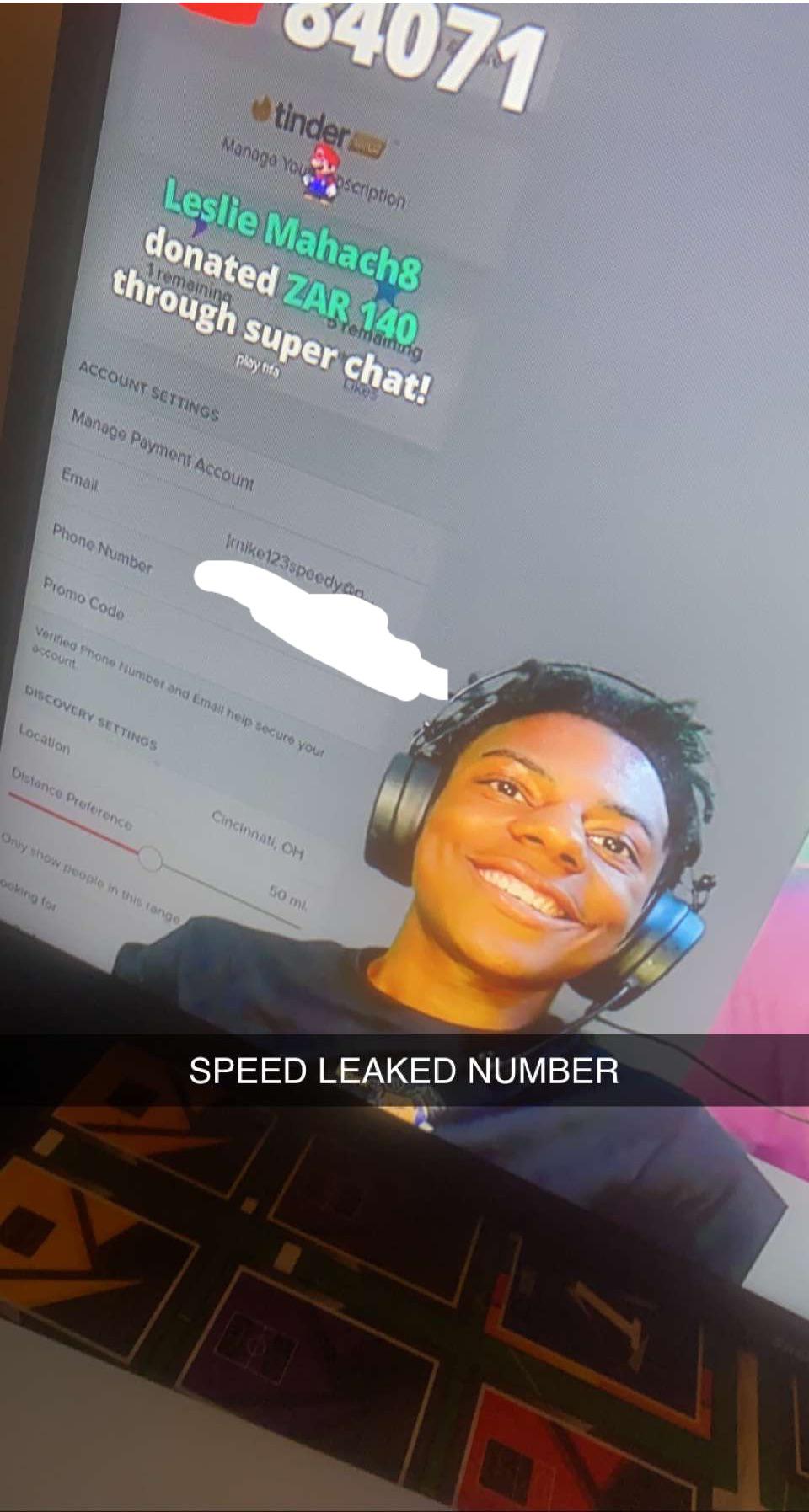 BRO SPEED NUMBER GET LEAKED?? : Ishowspeed