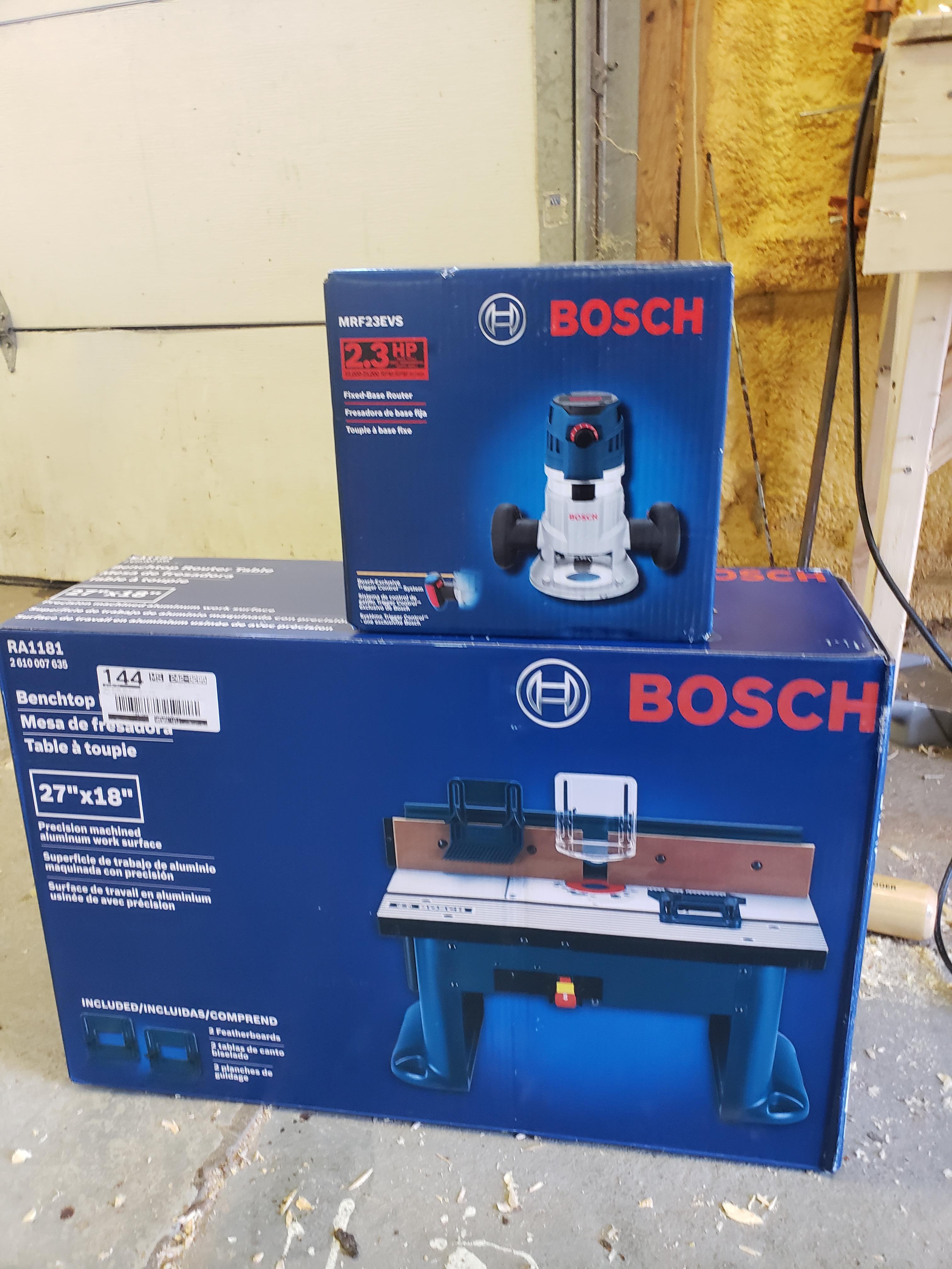 Headed to menards and picked up some new tools. First router table
