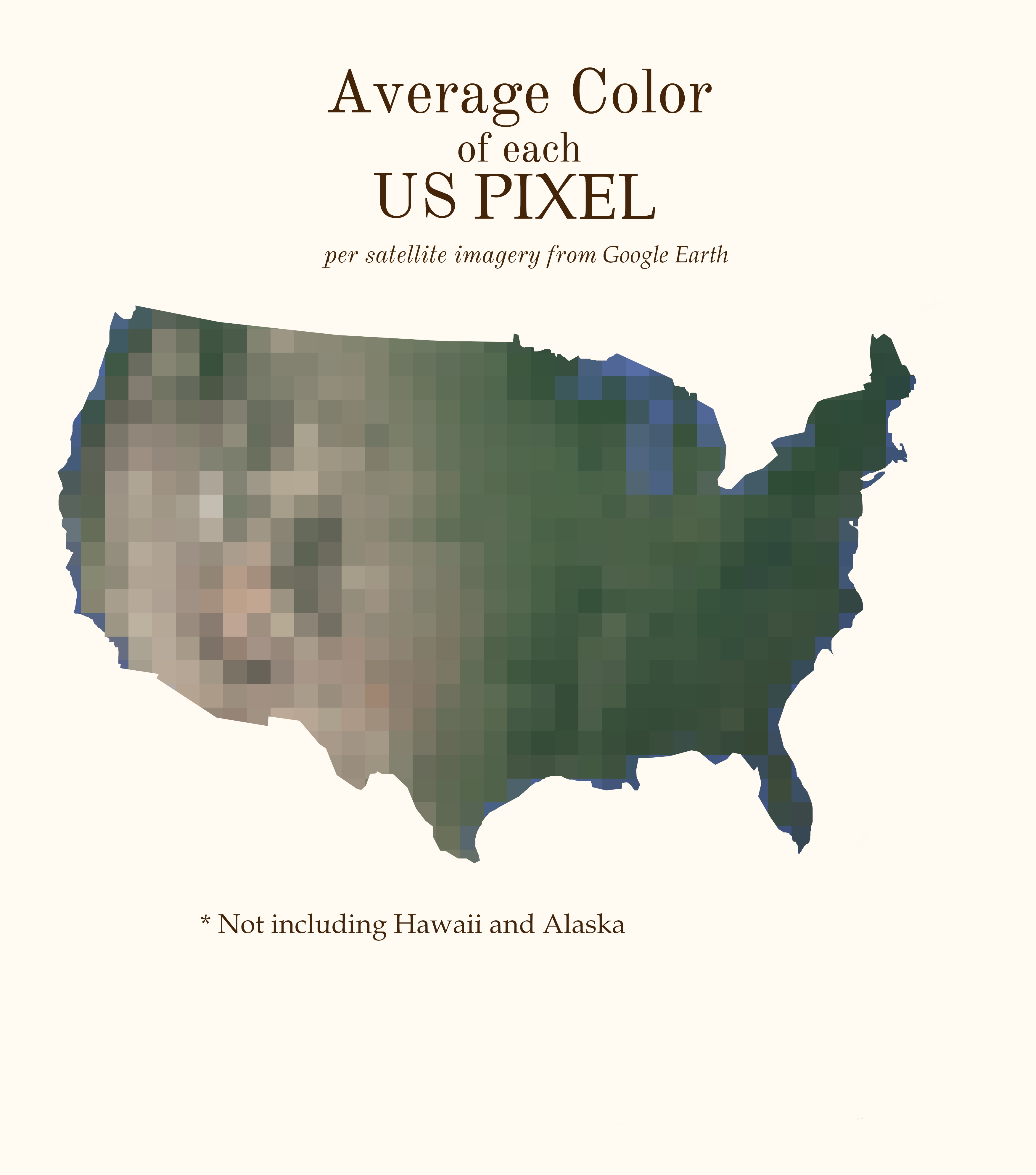 Average Color of each US Pixel r/mapporncirclejerk
