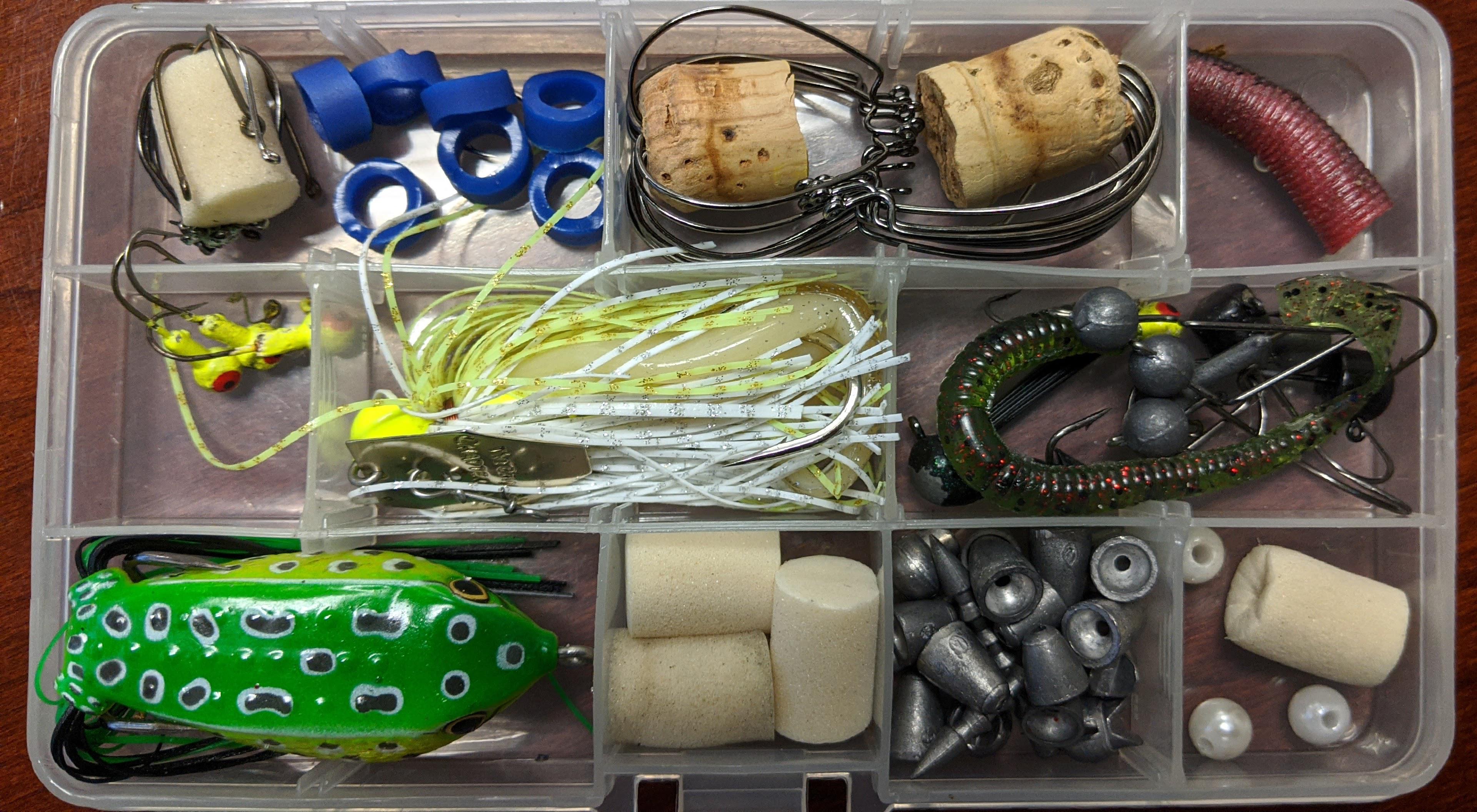 What's in my Terminal Tackle Bank Fishing Kit for Bass r