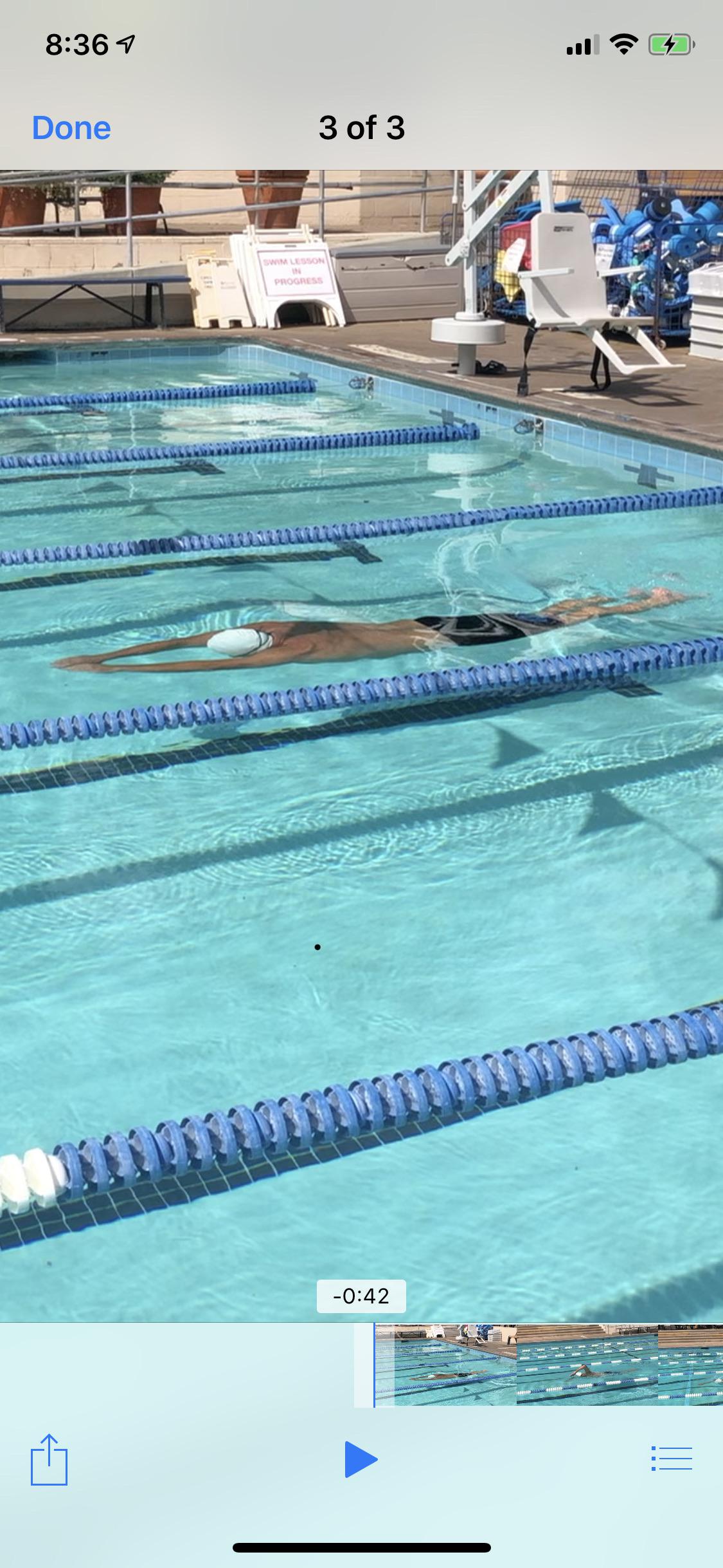 I started swimming as insurance for surfing outer reefs. But with pools