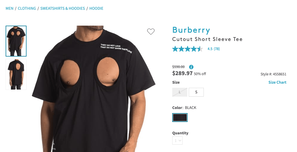 A 300 tshirt with holes to show your manboobs! r/awfuleverything