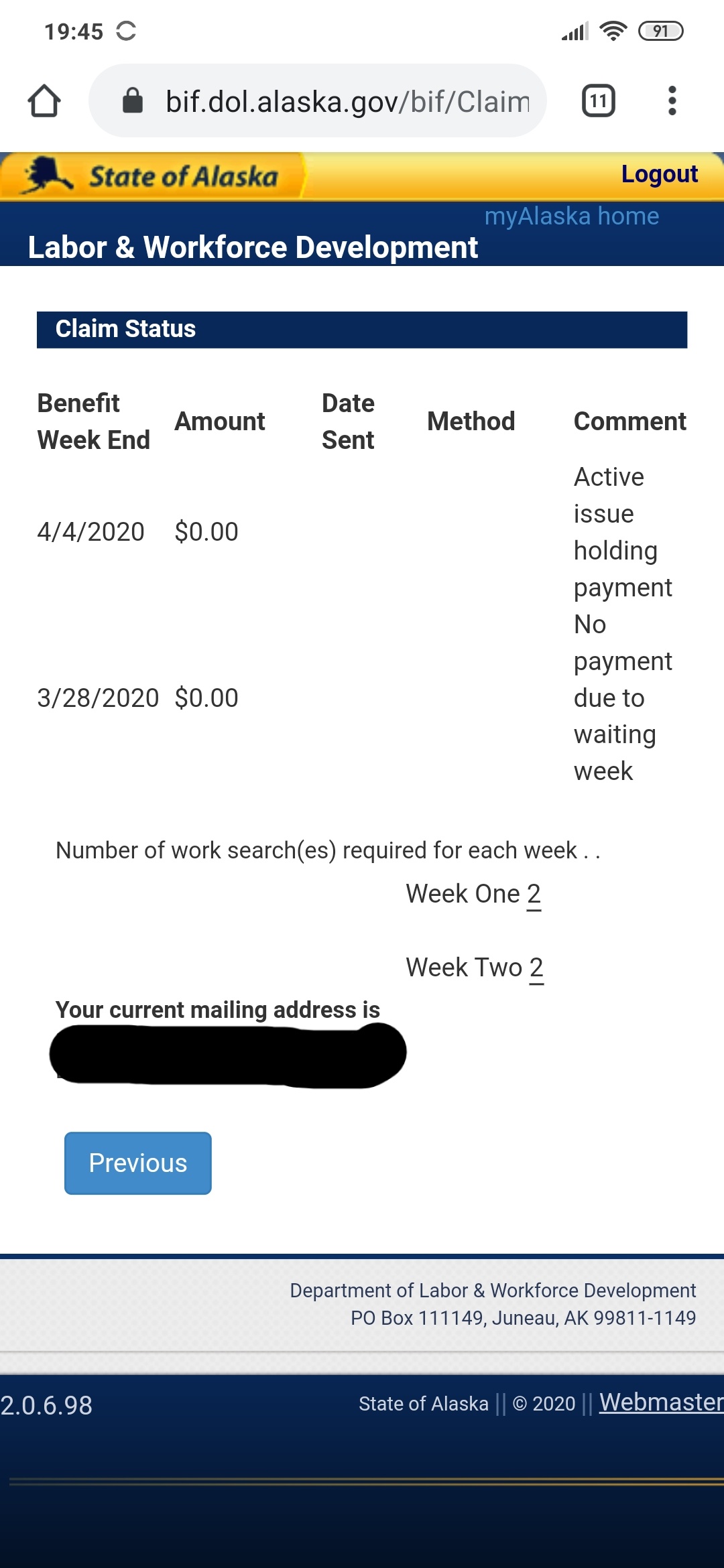 Alaska Unemployment Questions (continued in comments) r/Unemployment